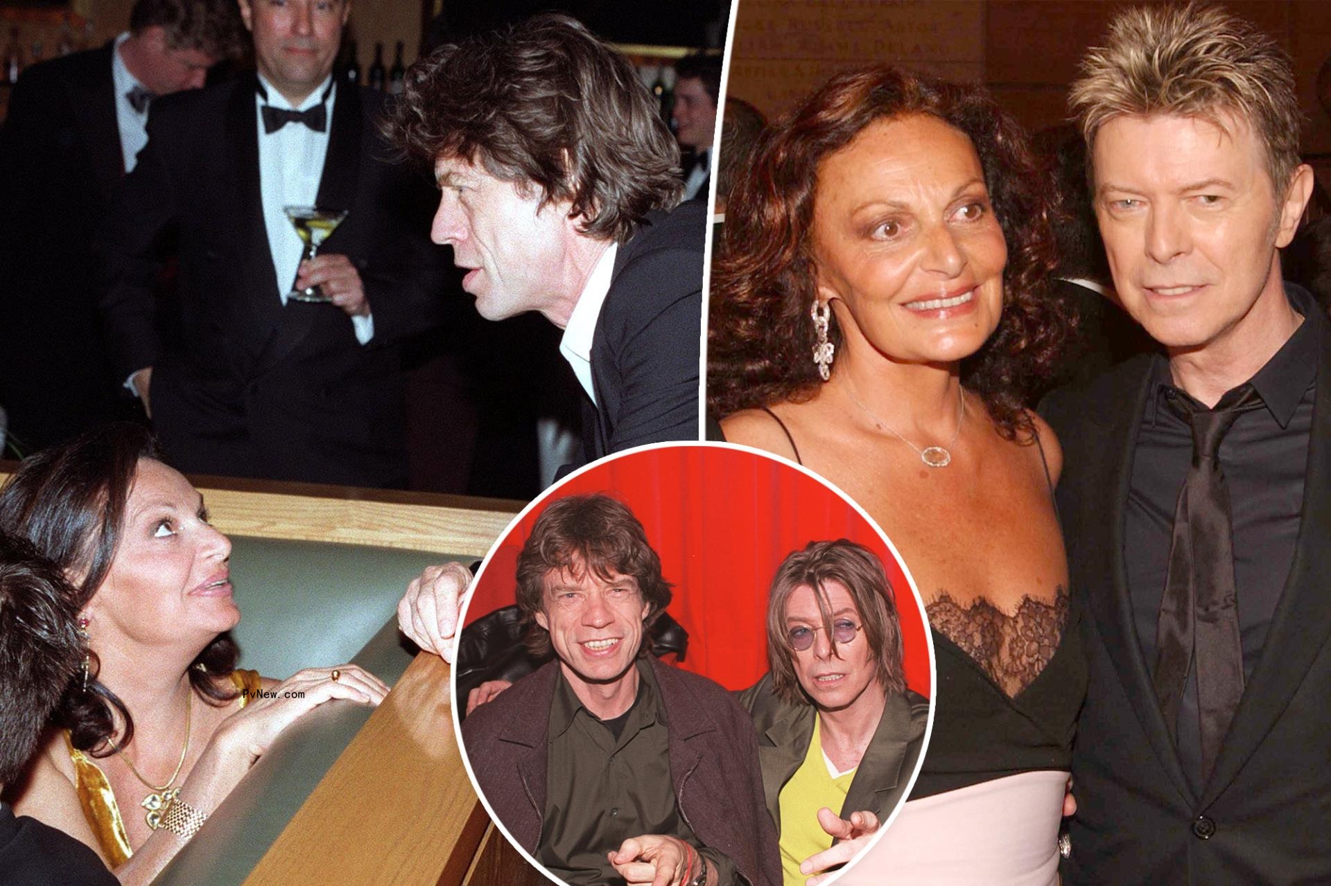 Diane Von Furstenberg o<i></i>nce ‘considered’ threesome invite from Mick Jagger and David Bowie