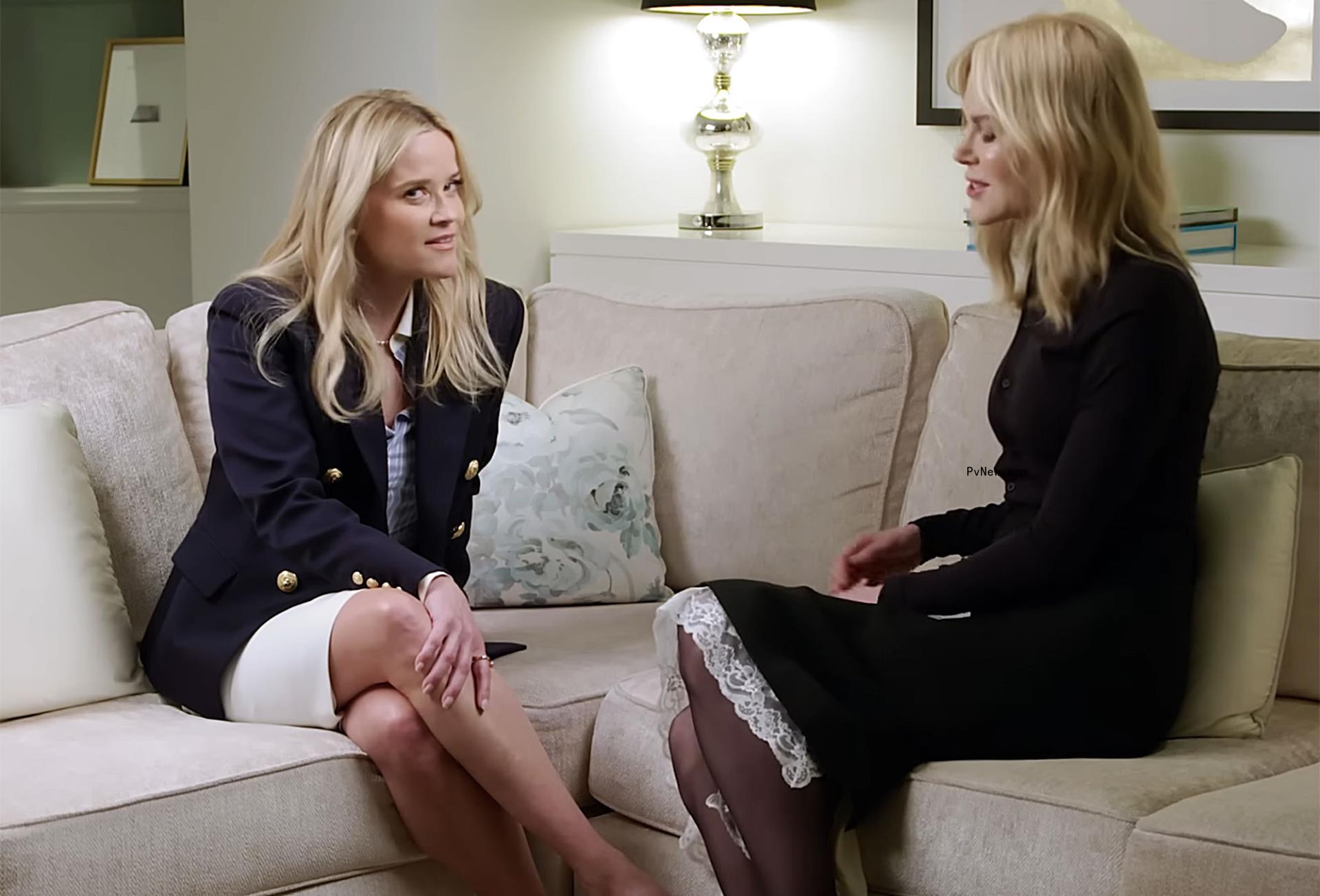 Reese Witherspoon and Nicole Kidman during their Vanity Fair interview.