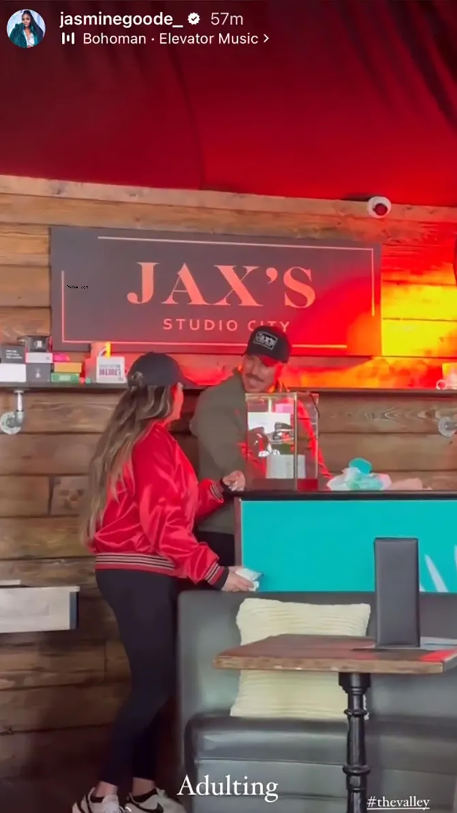 Brittany Cartwright and Jax Taylor changing their son's diaper