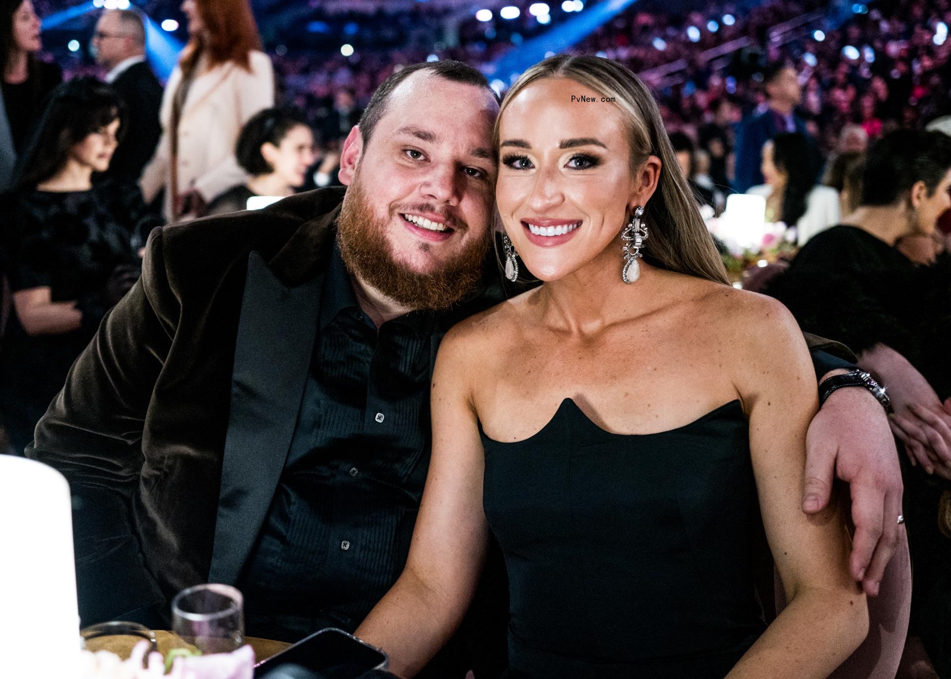 Luke Combs and Nicole Combs