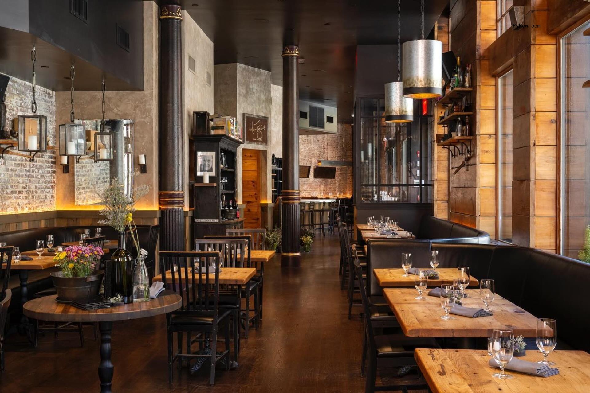 interior of restaurant Forgione