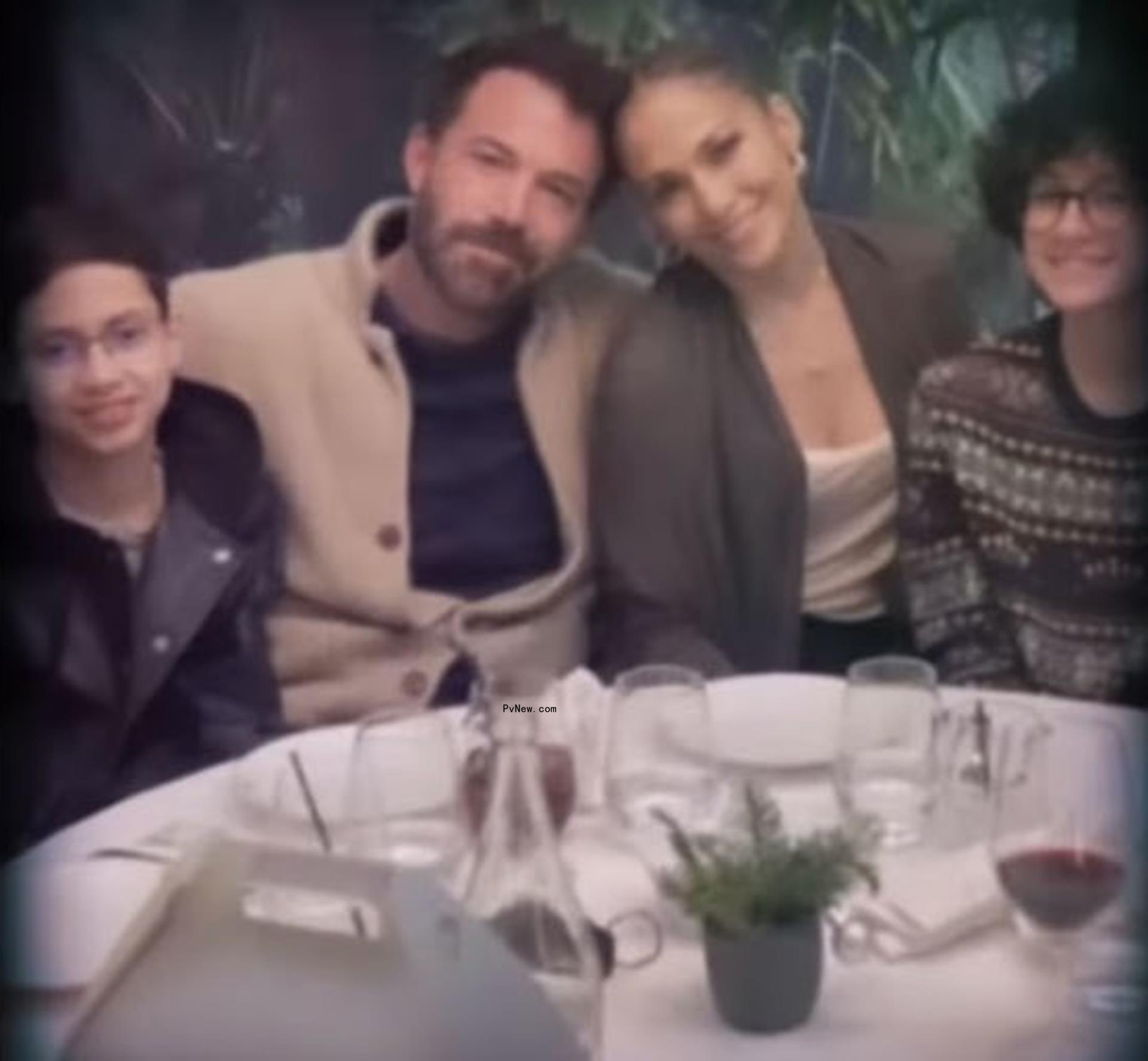 Jennifer Lopez, Ben Affleck and her kids