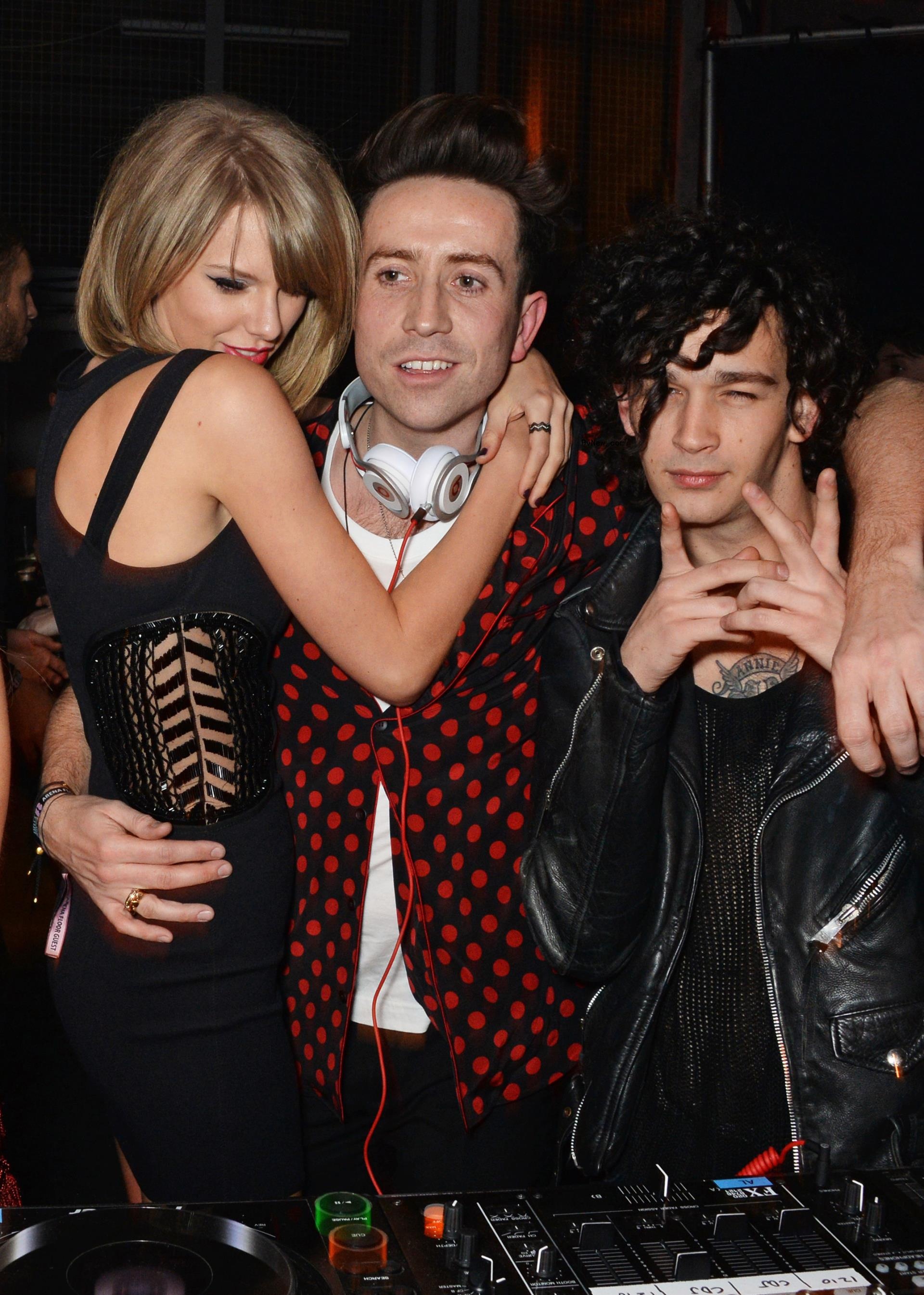 Matty Healy and Taylor Swift