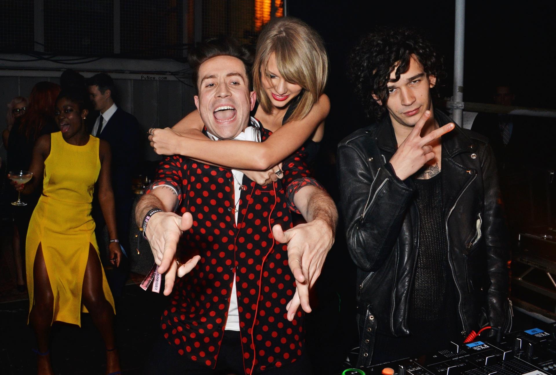 Matty Healy and Taylor Swift
