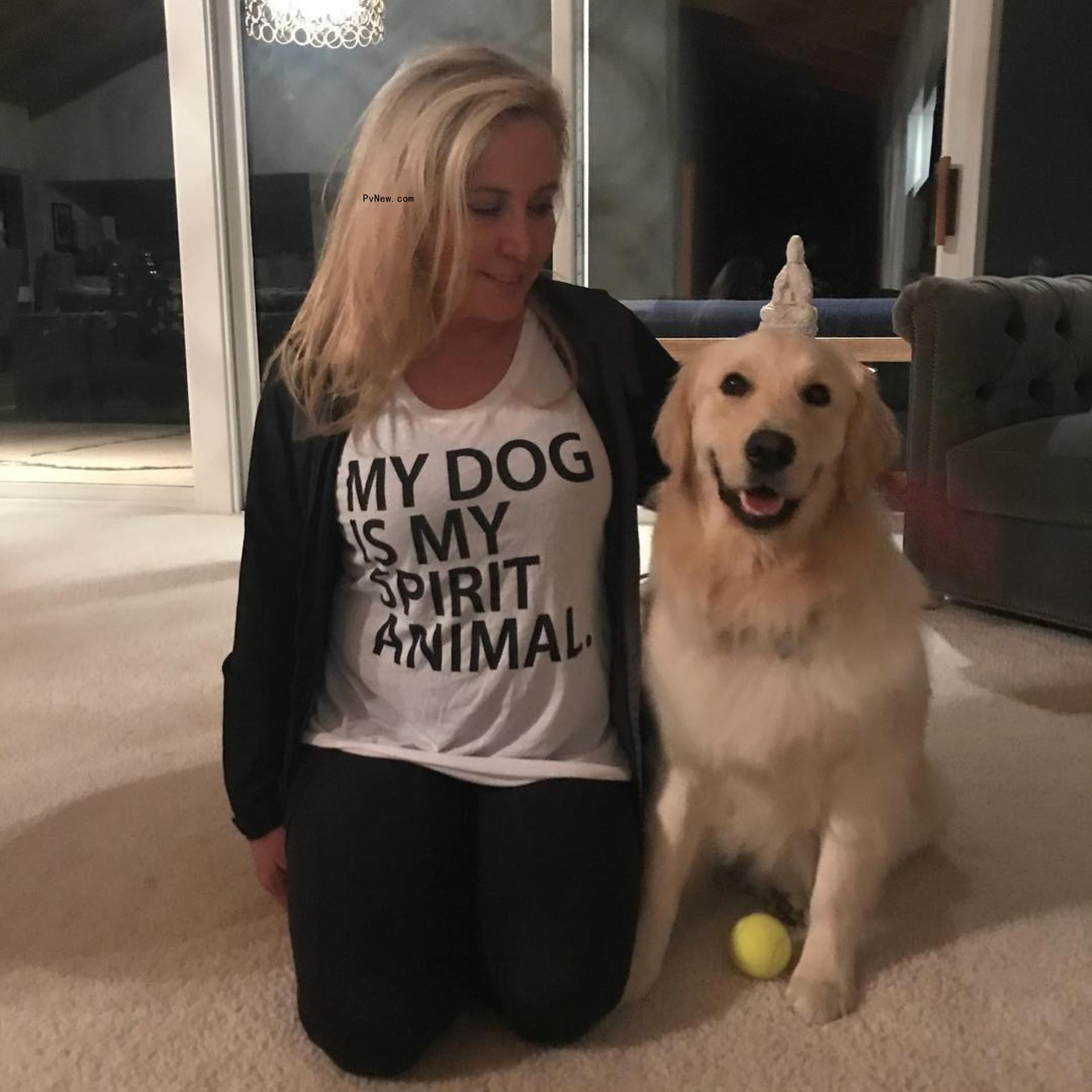 Shannon Beador and her dog