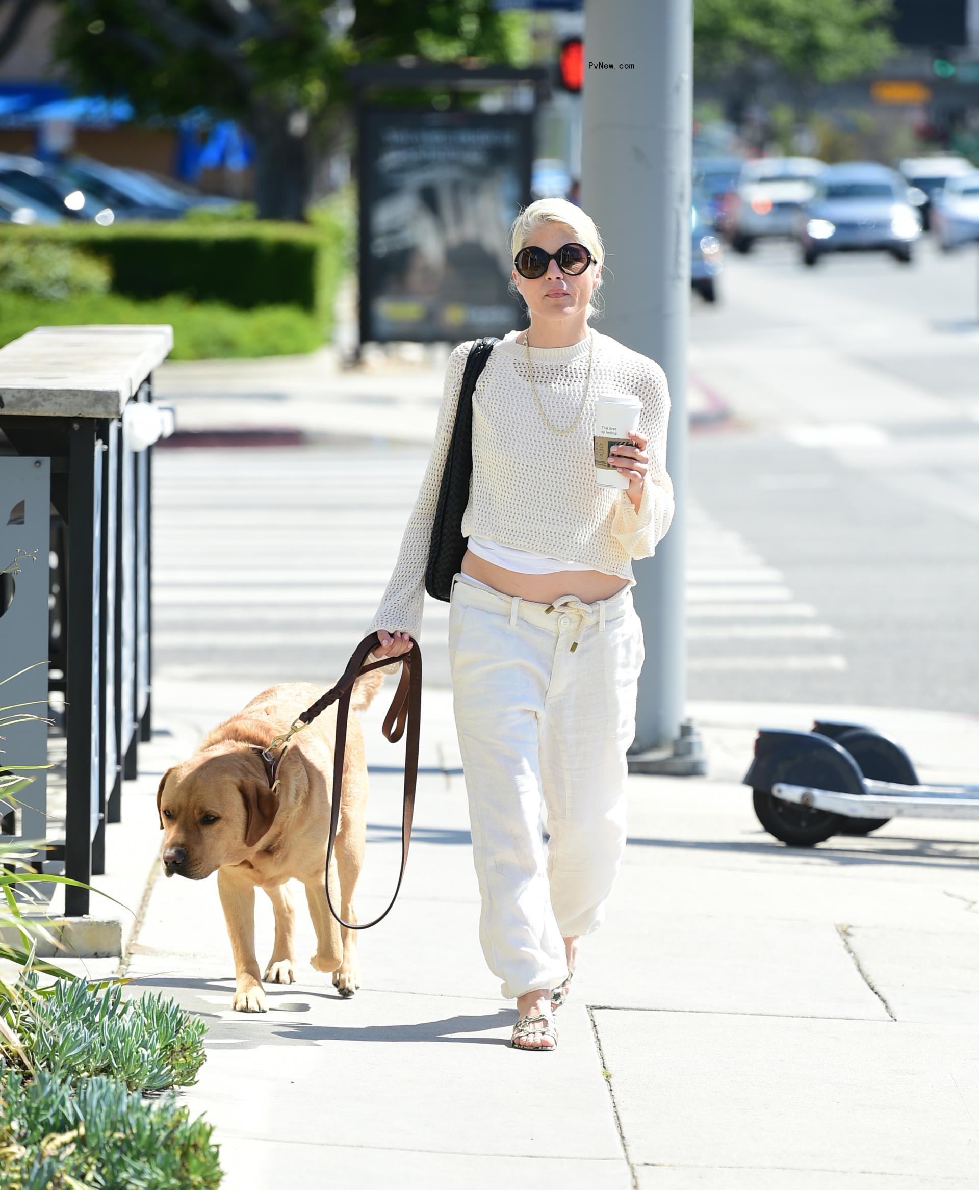 Selma Blair and Scout paparazzi photo