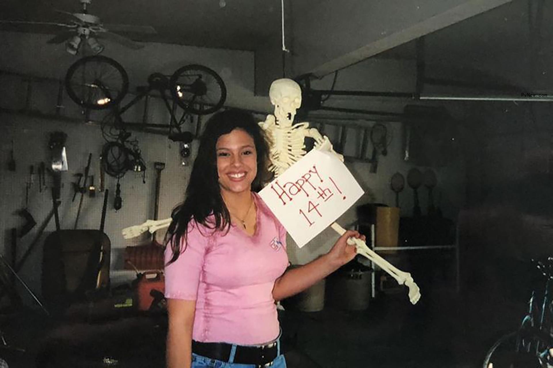 Ashley Graham as a teen. 