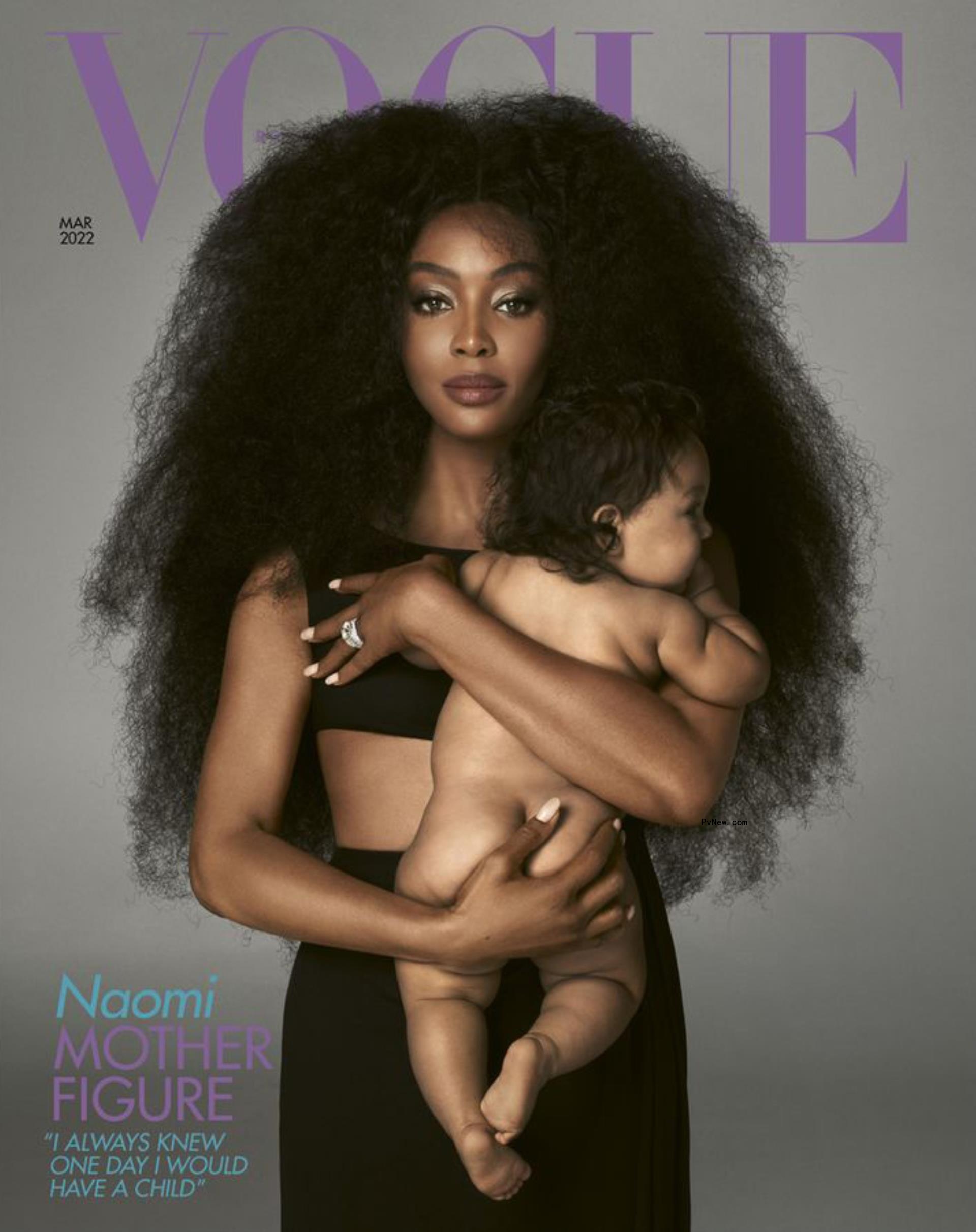 Naomi Campbell and baby