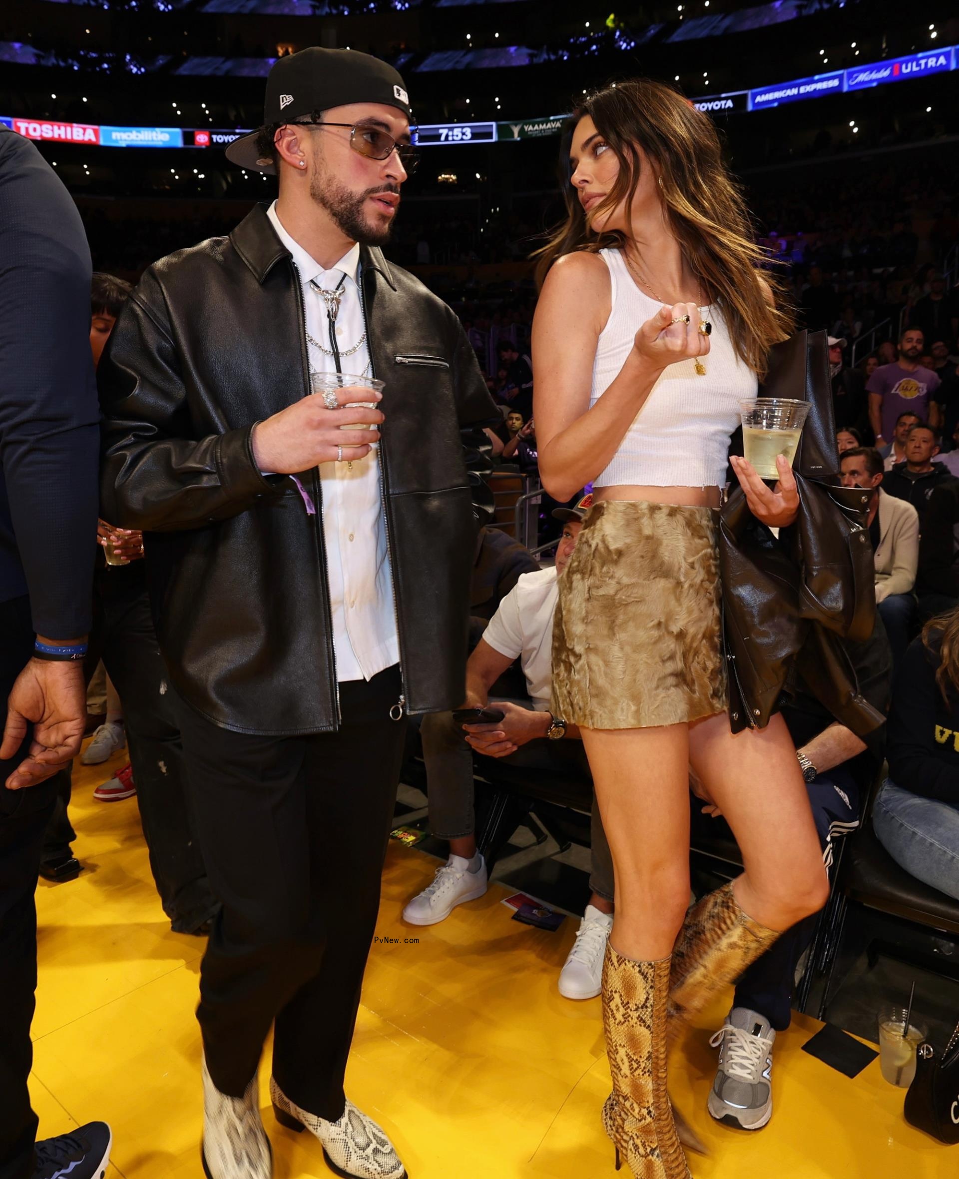 Bad Bunny and Kendall Jenner.