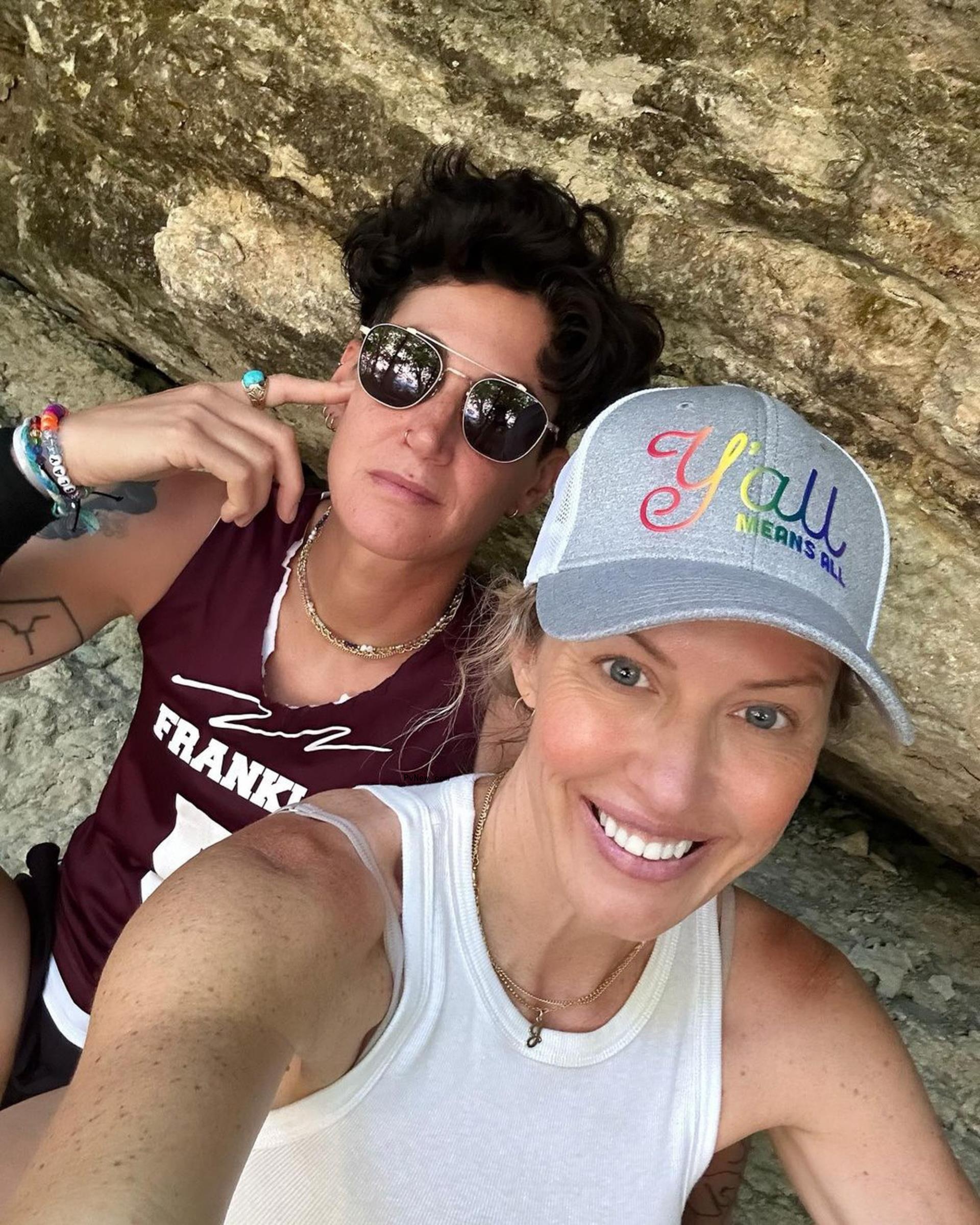 A selfie of Braunwyn Windham-Burke and Jennifer Spinner.