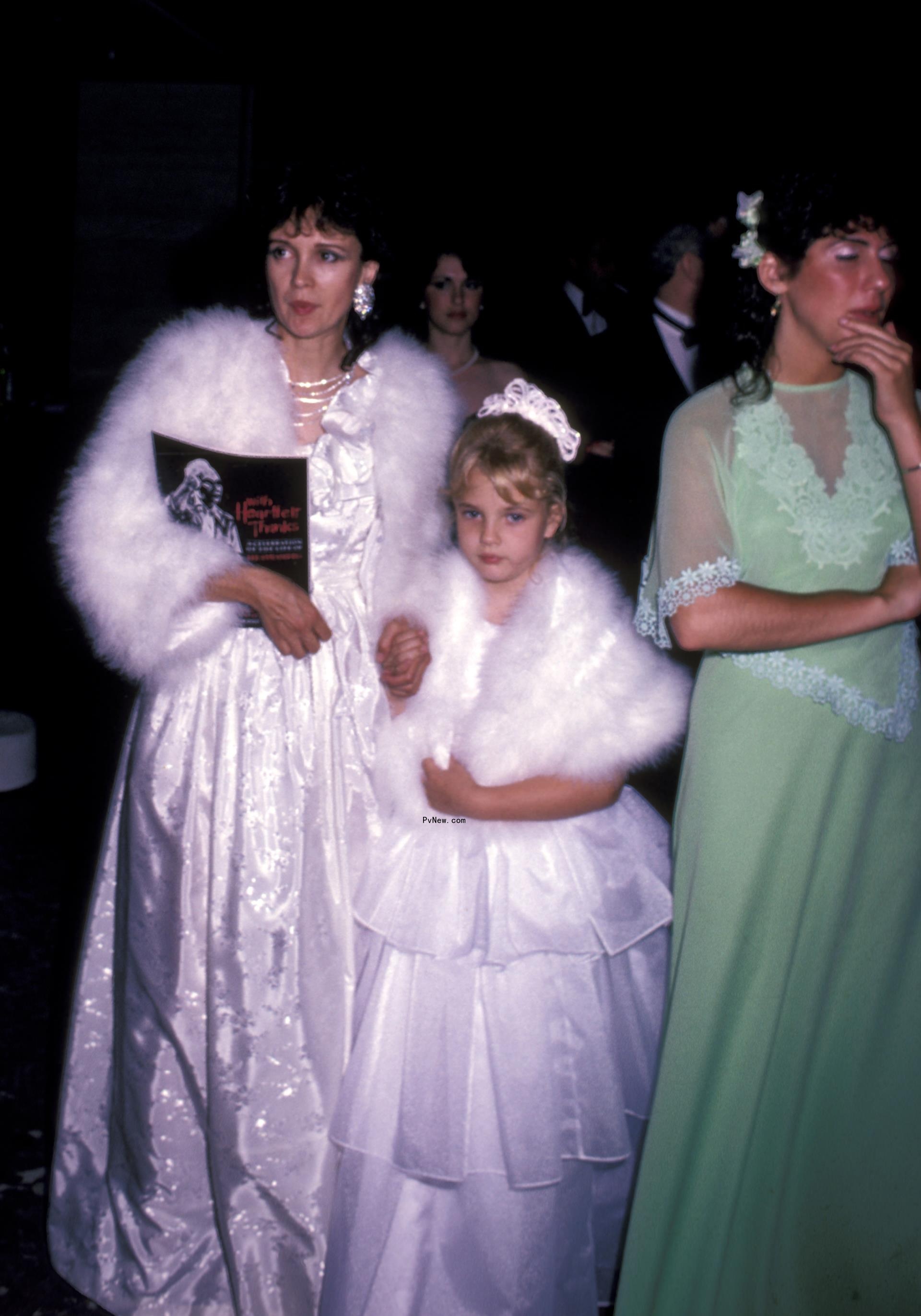 Drew Barrymore as a young girl.