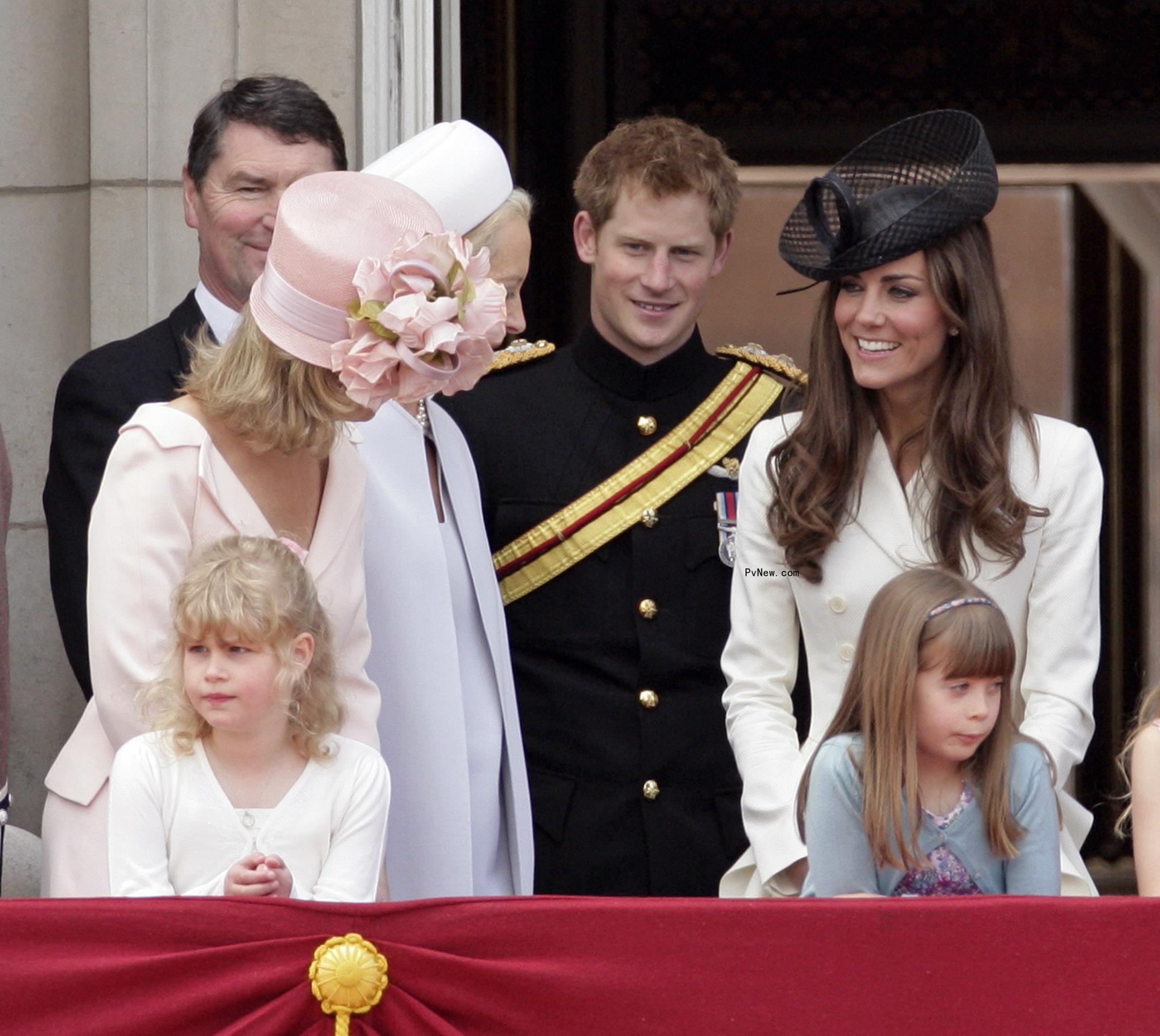 Kate Middleton on the balcony at Buckingham Palace