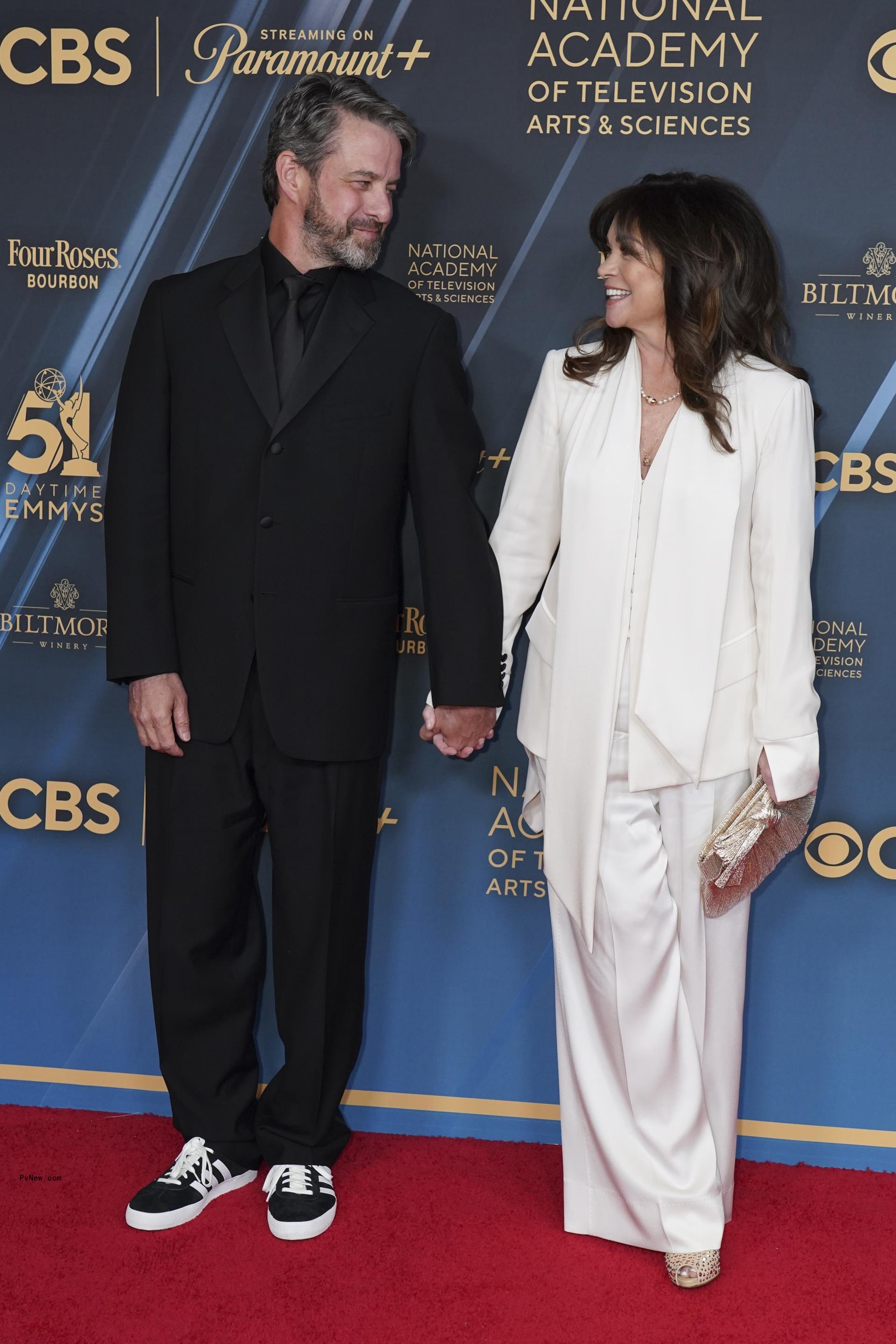 Valerie Bertinelli and Mike Goodnough at the 51st annual Daytime Emmys Awards in 2024