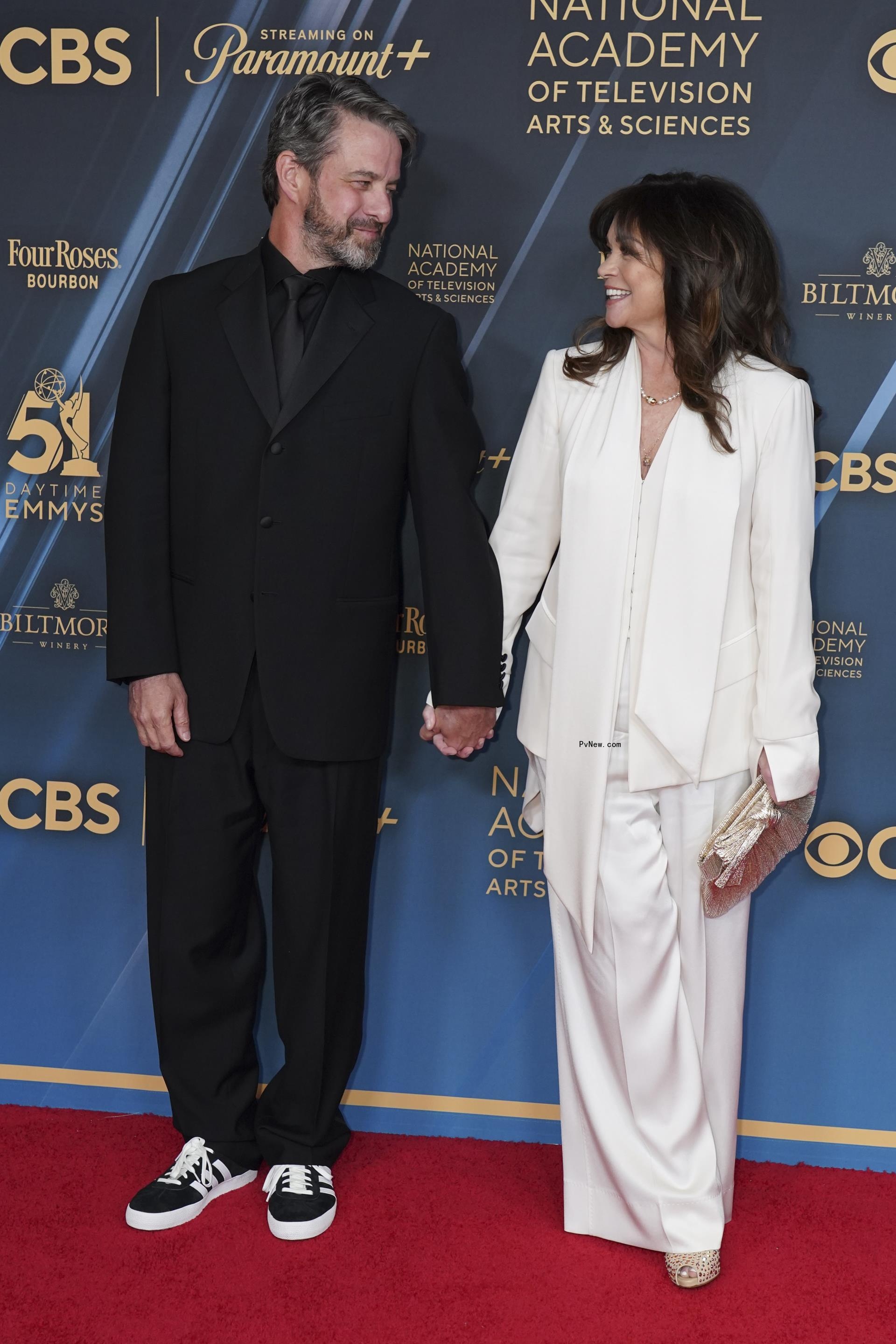 Valerie Bertinelli and Mike Goodnough at the 51st annual Daytime Emmys Awards in 2024
