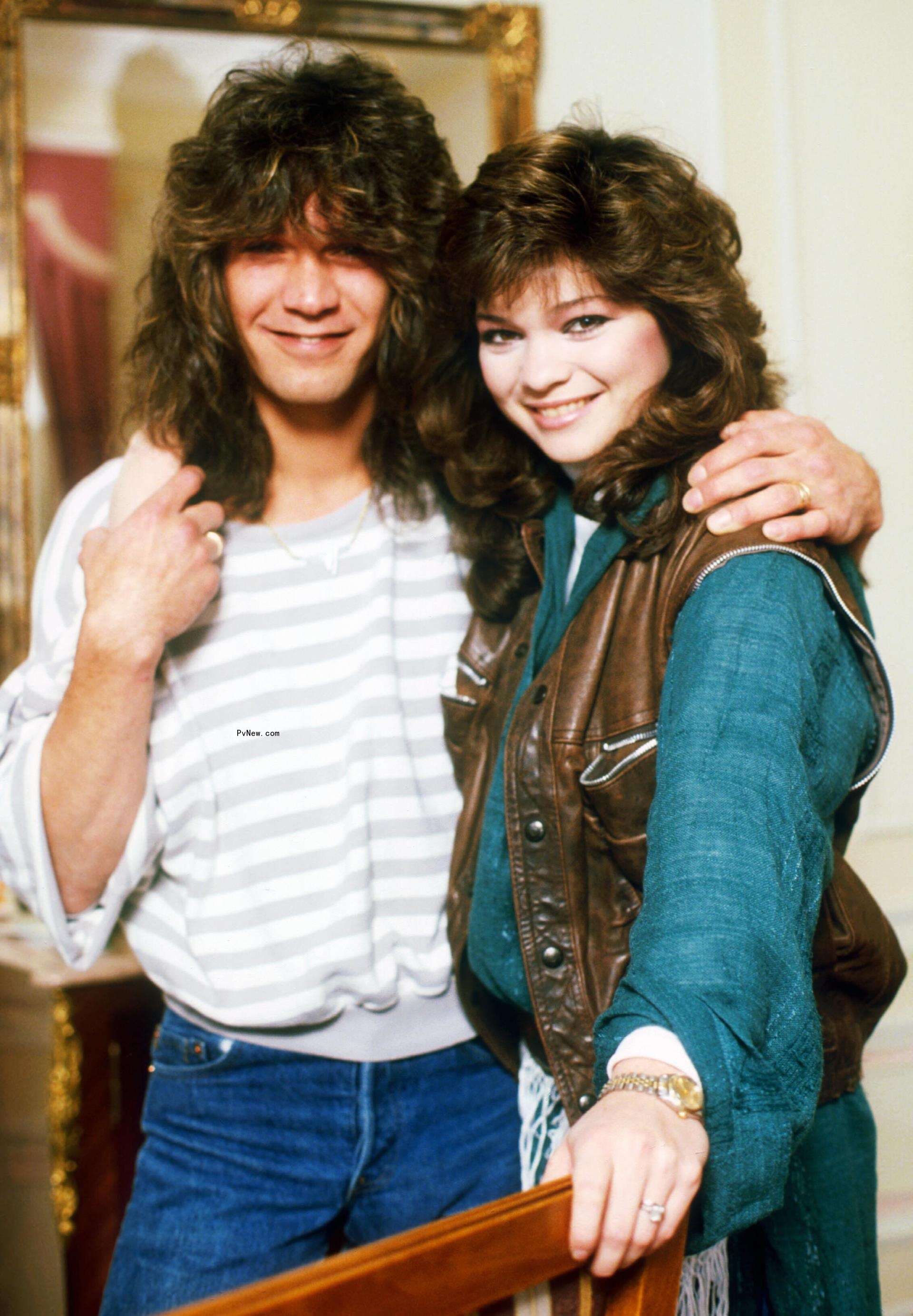 Eddie van Halen and Valerie Bertinelli in 1984