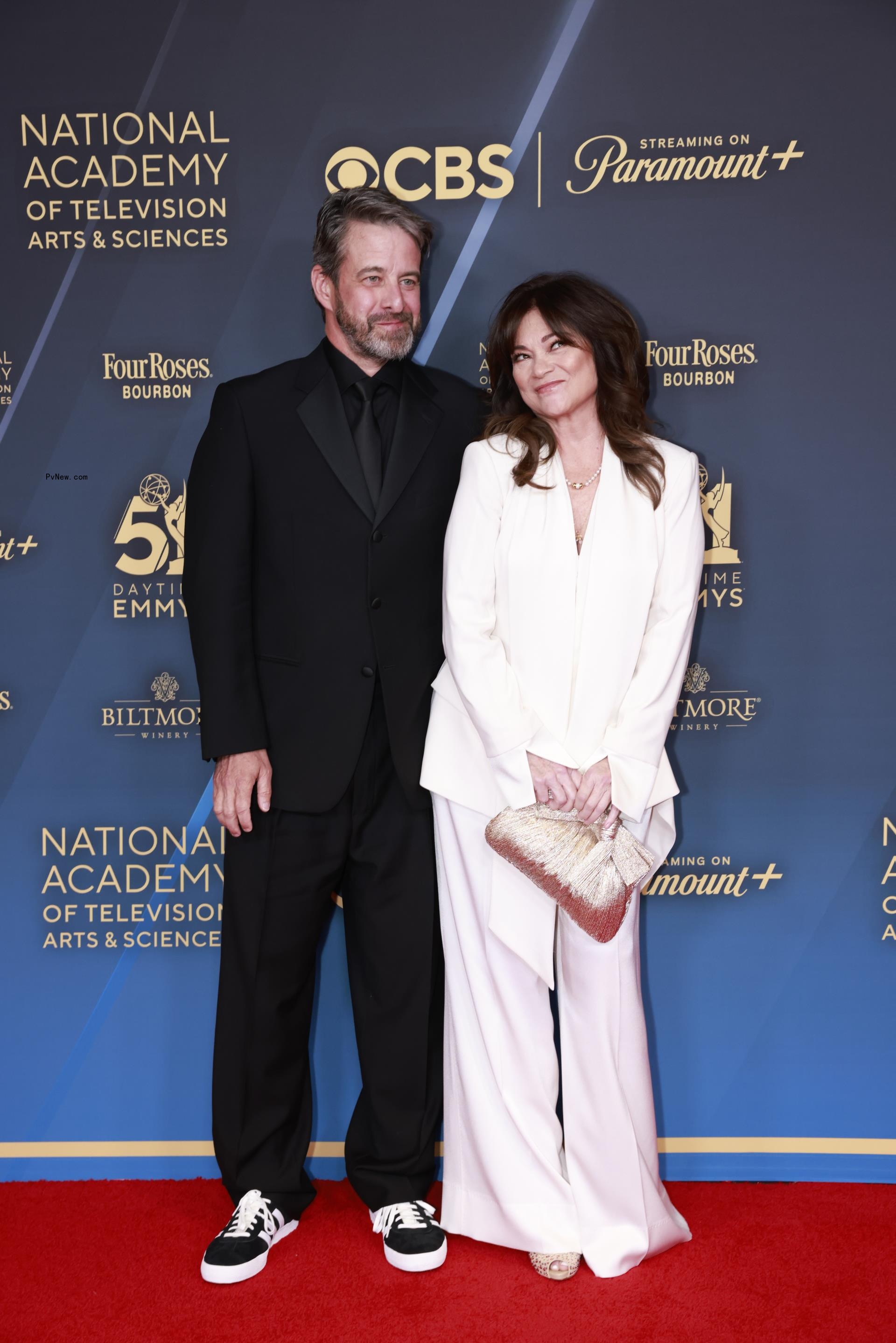 Valerie Bertinelli and Mike Goodnough at the 51st annual Daytime Emmys Awards in 2024