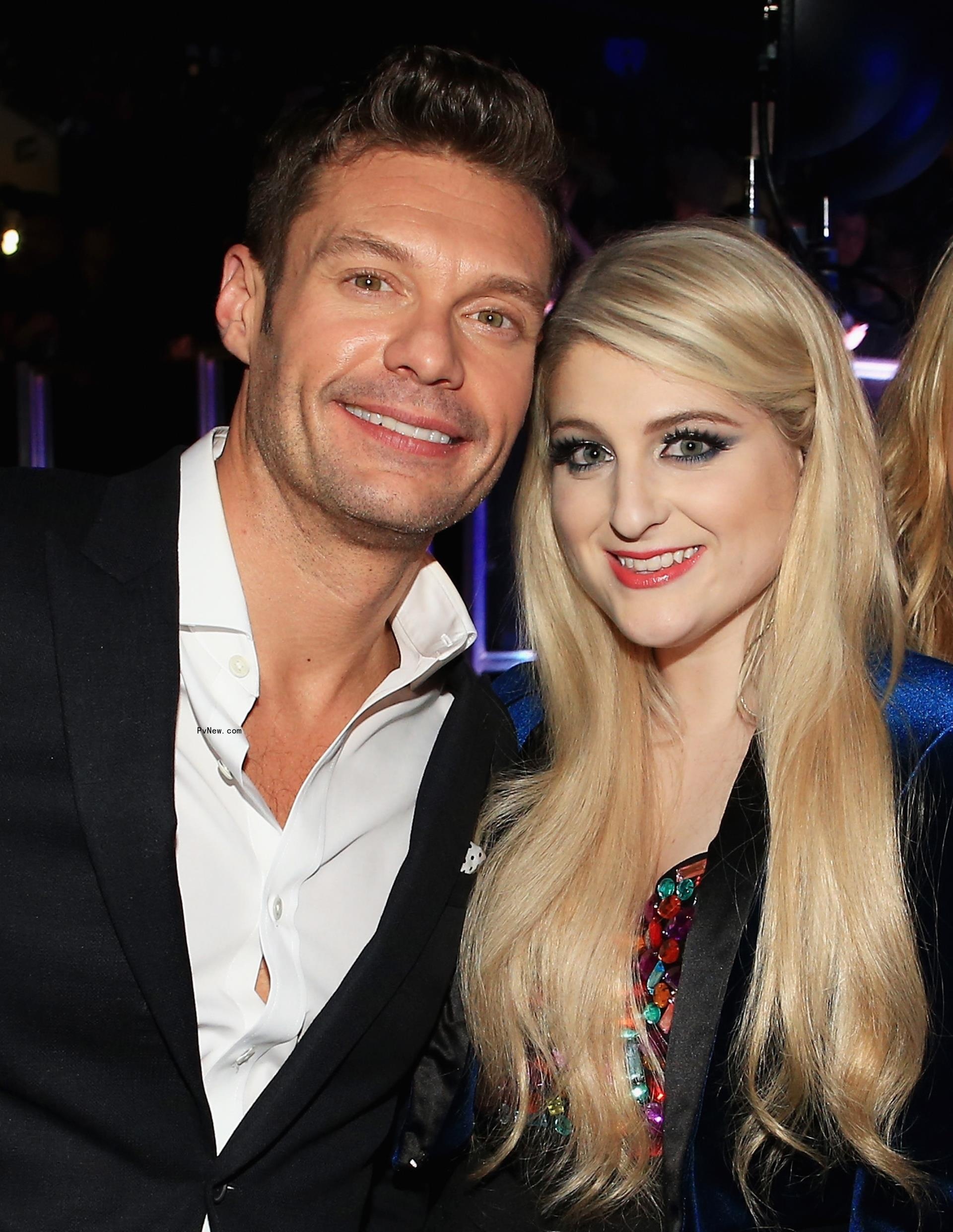 Meghan Trainor and Ryan Seacrest photo