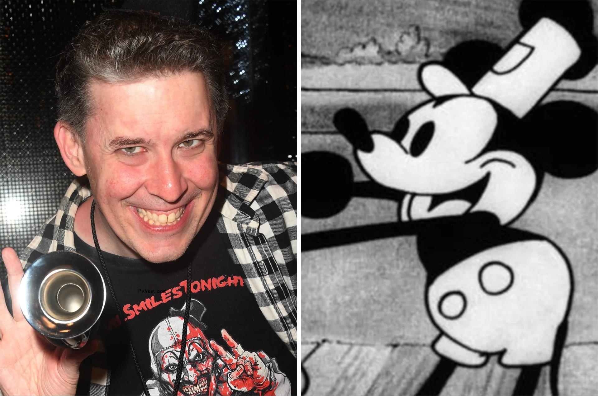 Steamboat Willie Horror Film ‘Screamboat’ Casts ‘Terrifier’ Star David Howard Thornton as Murderous Mouse