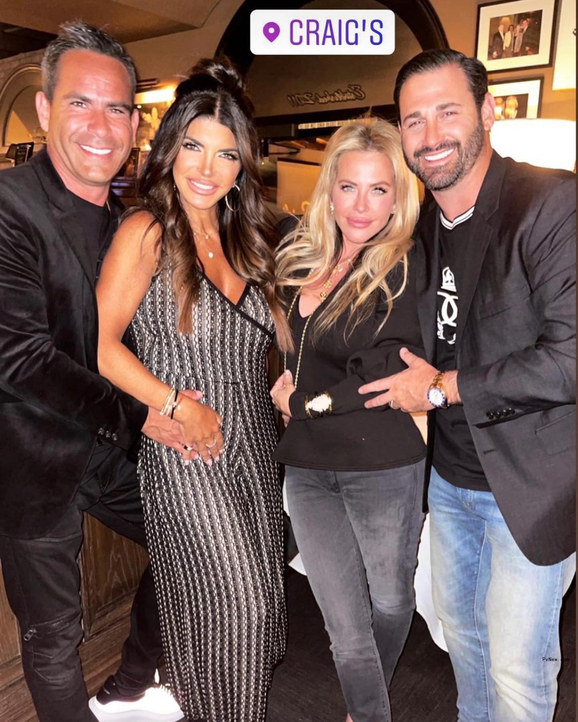 Teresa Giudice, Luis Ruelas, Dina Manzo and Dave Cantin