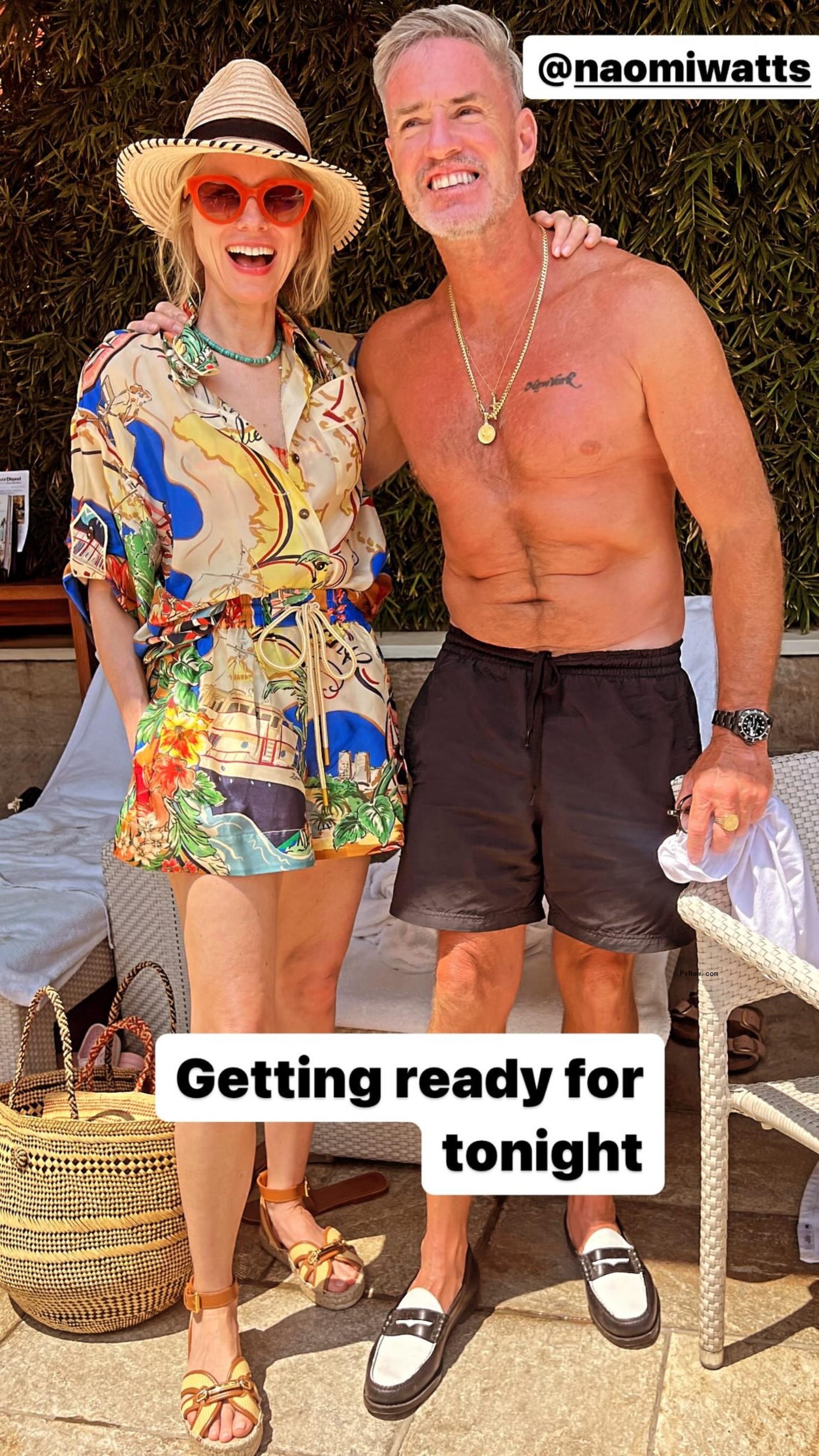 Naomi Watts and brother Ben Watts