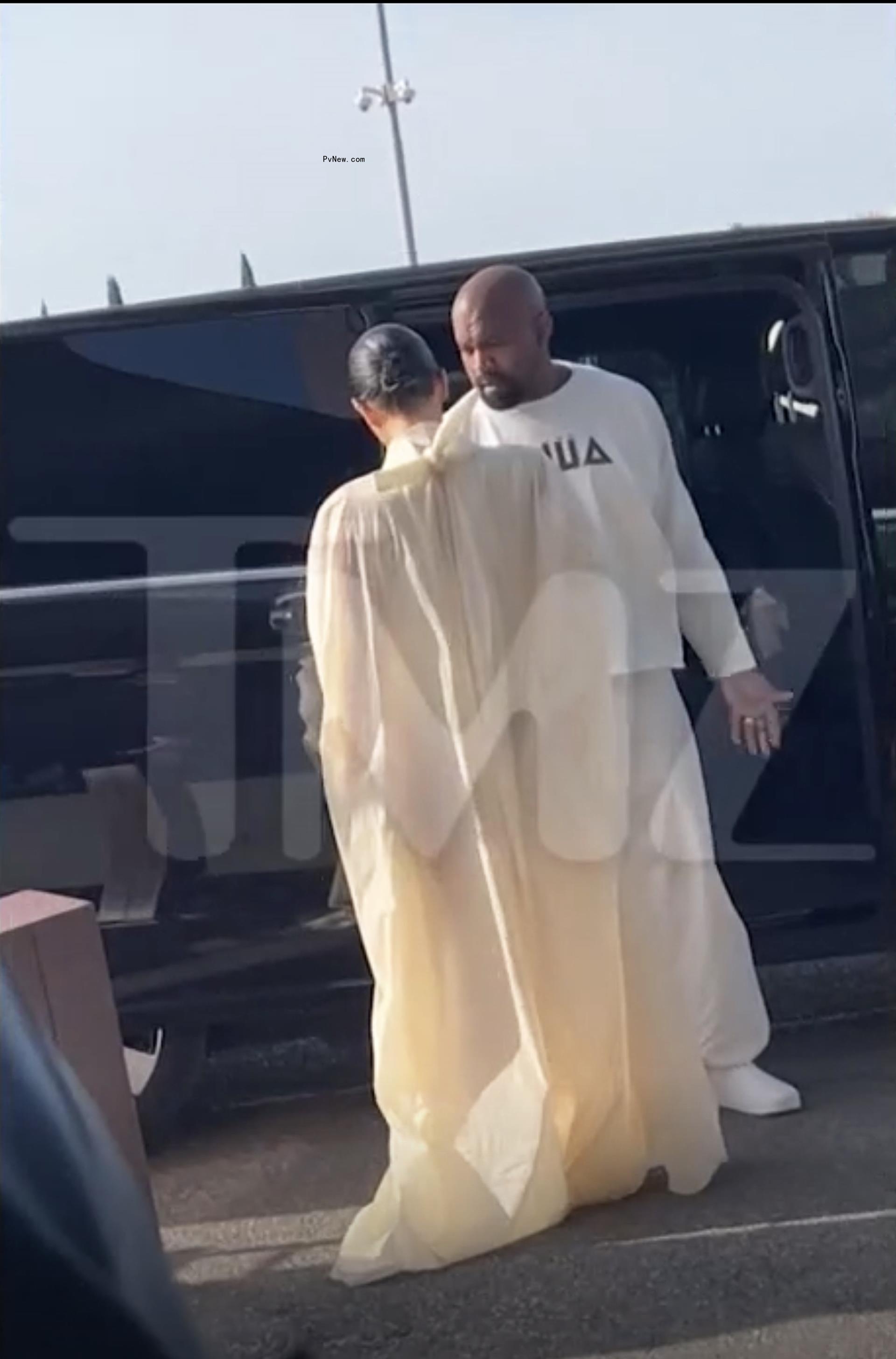 Bianca Censori and Kanye West