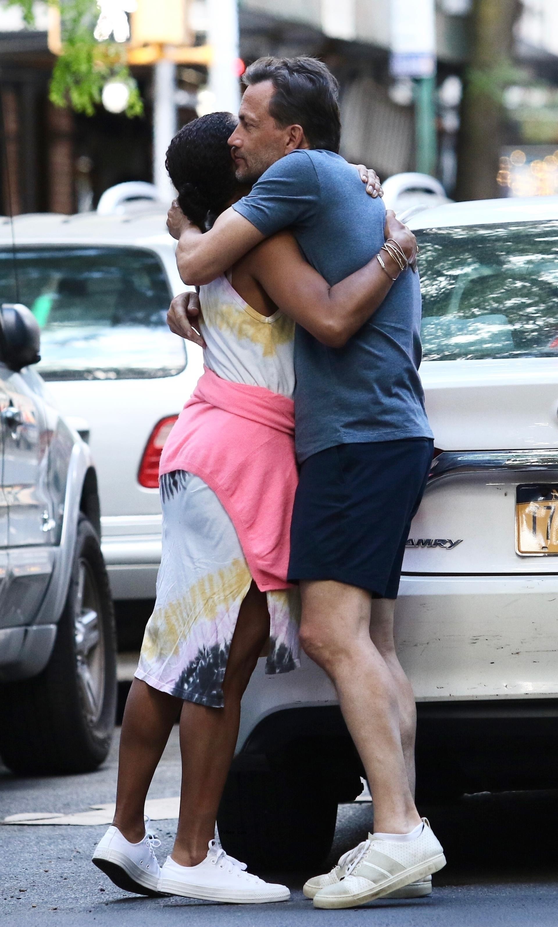 Andrew Shue and Marilee Fiebig.