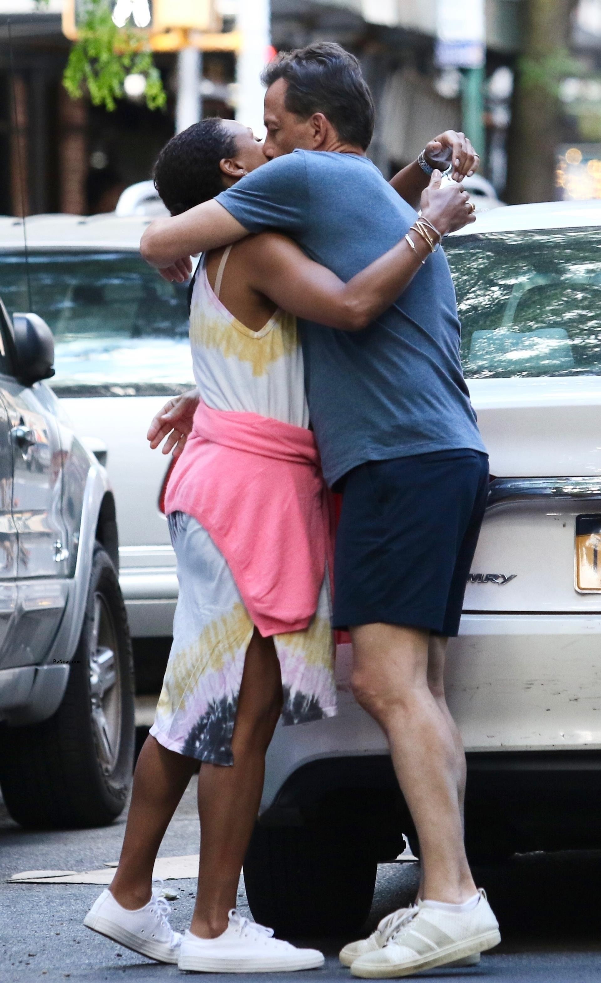 Andrew Shue and Marilee Fiebig
