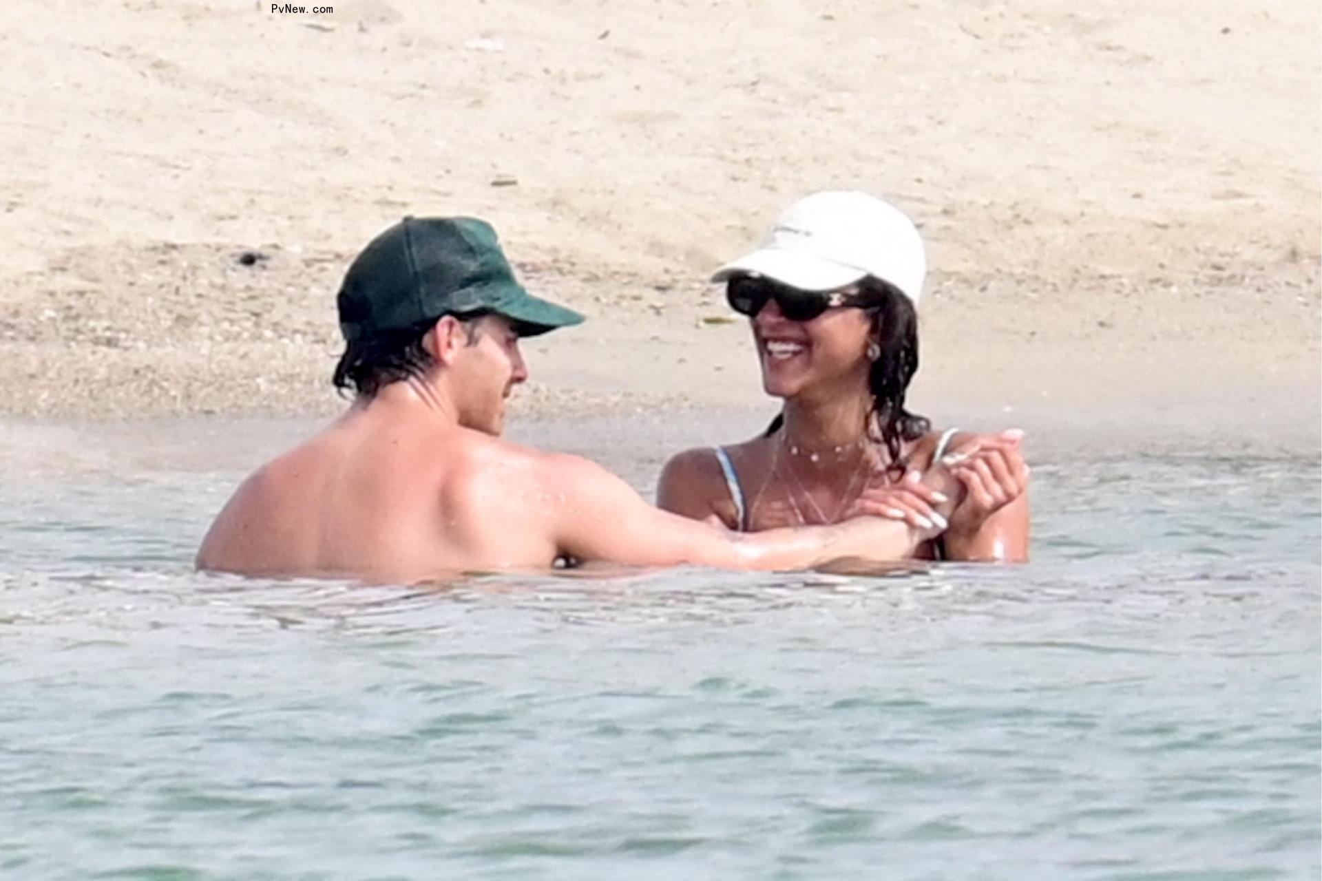 Laila Abdallah and Joe Jonas