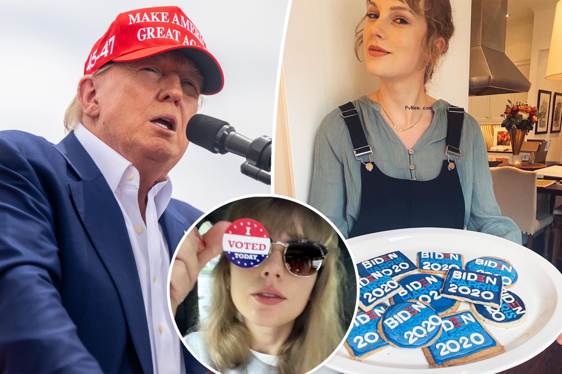 Do<i></i>nald Trump calls Taylor Swift ‘unusually beautiful’ — but ‘liberal’