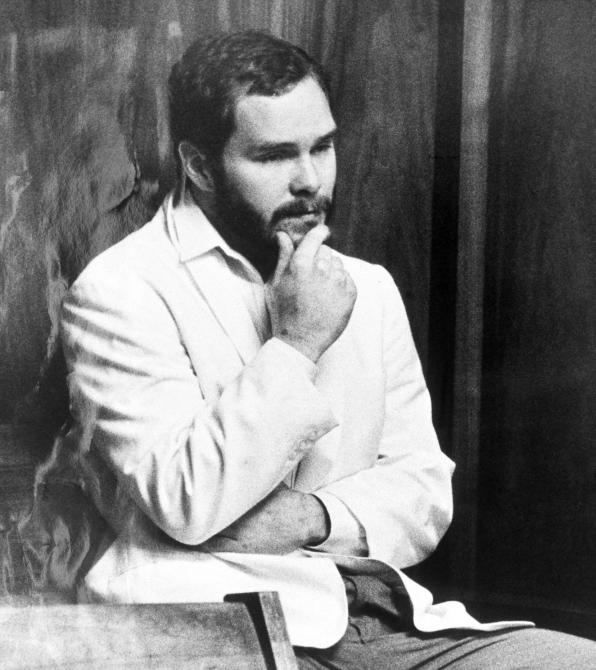 John Sweeney on the stand in court