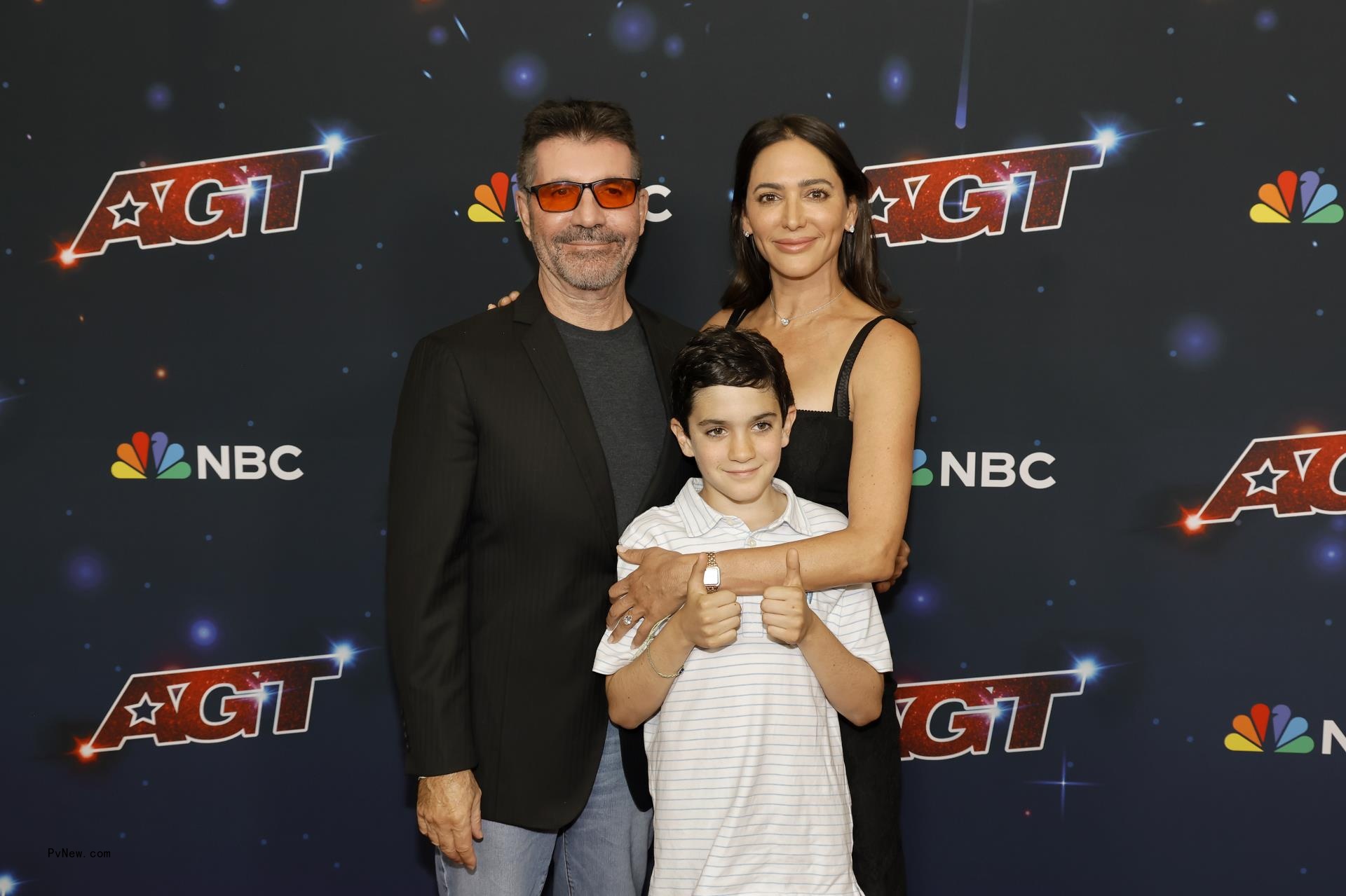Lauren Silverman, Eric Cowell and Simon Cowell.