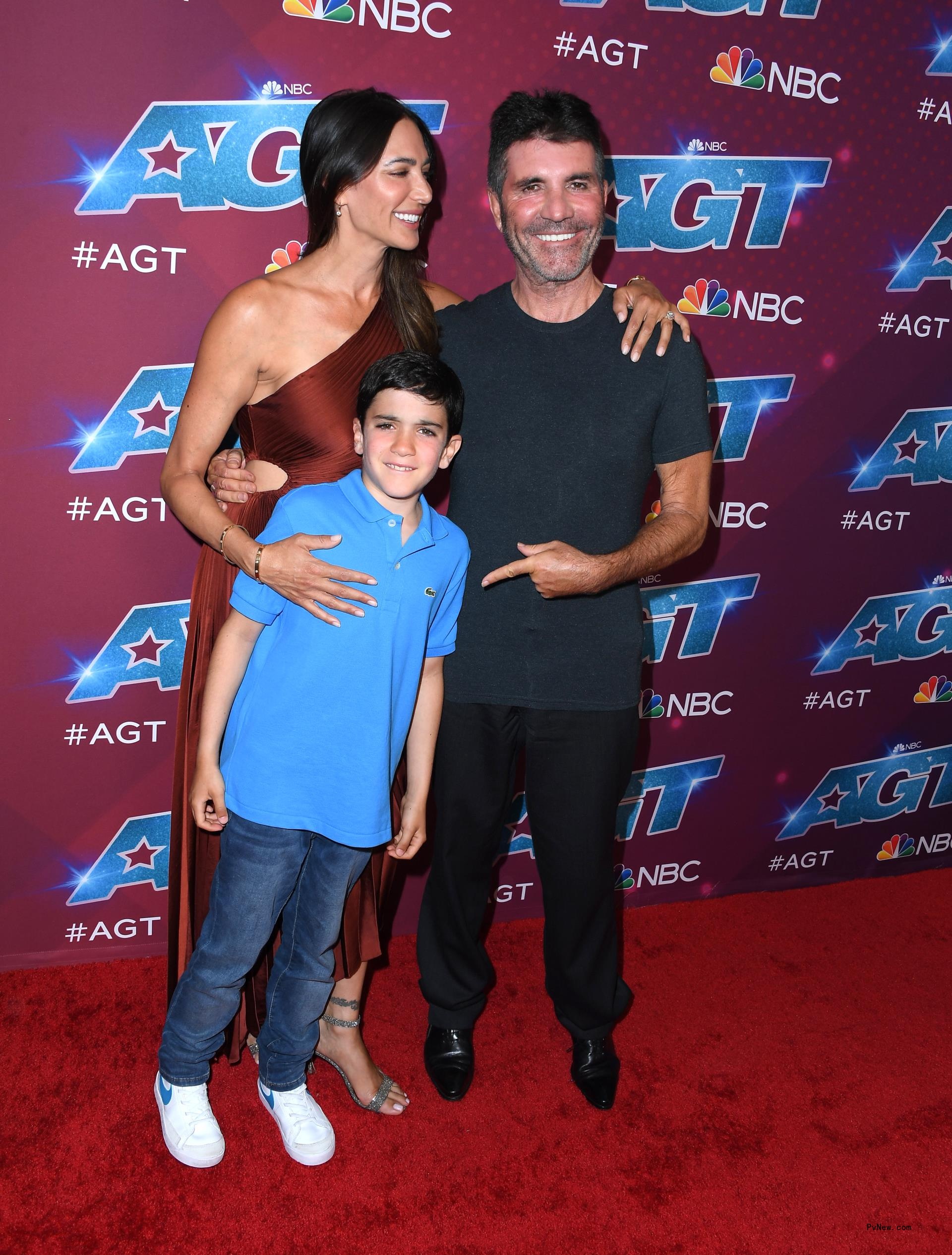 Lauren Silverman, Eric Cowell and Simon Cowell.