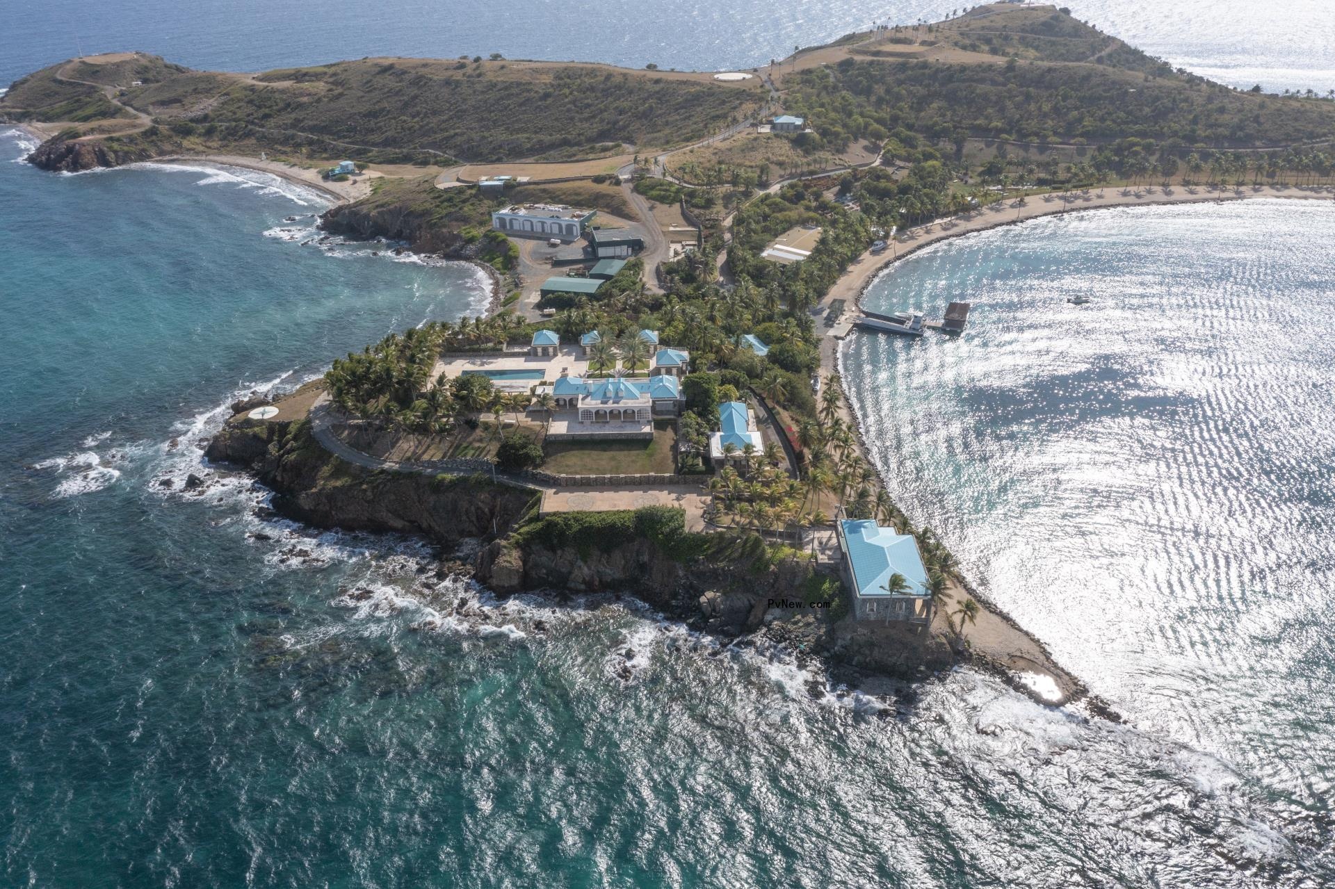 Jeffrey Epstein's island.