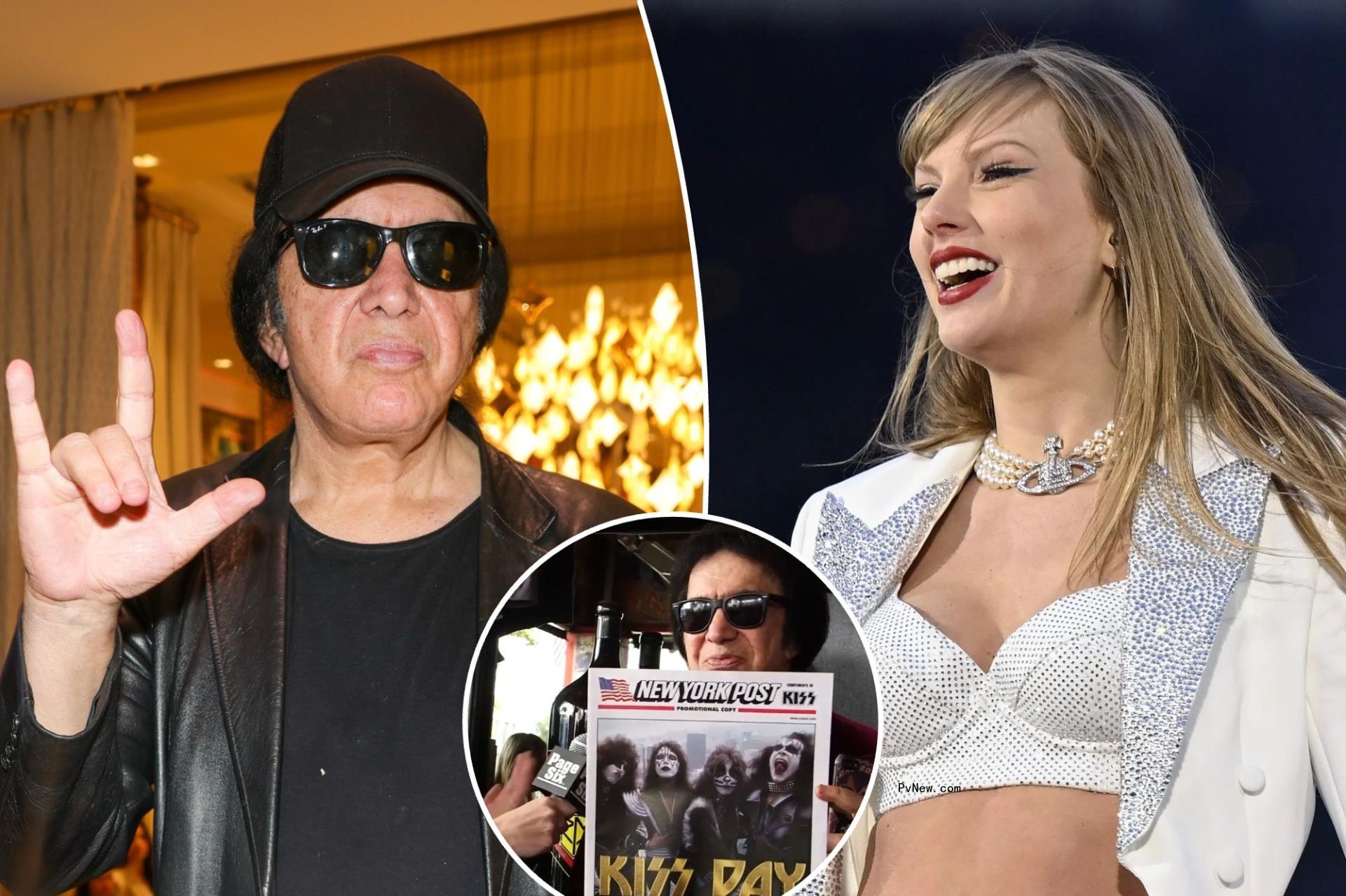 KISS rocker Gene Simmons praised Taylor Swift in an exclusive new interview with Pvnew