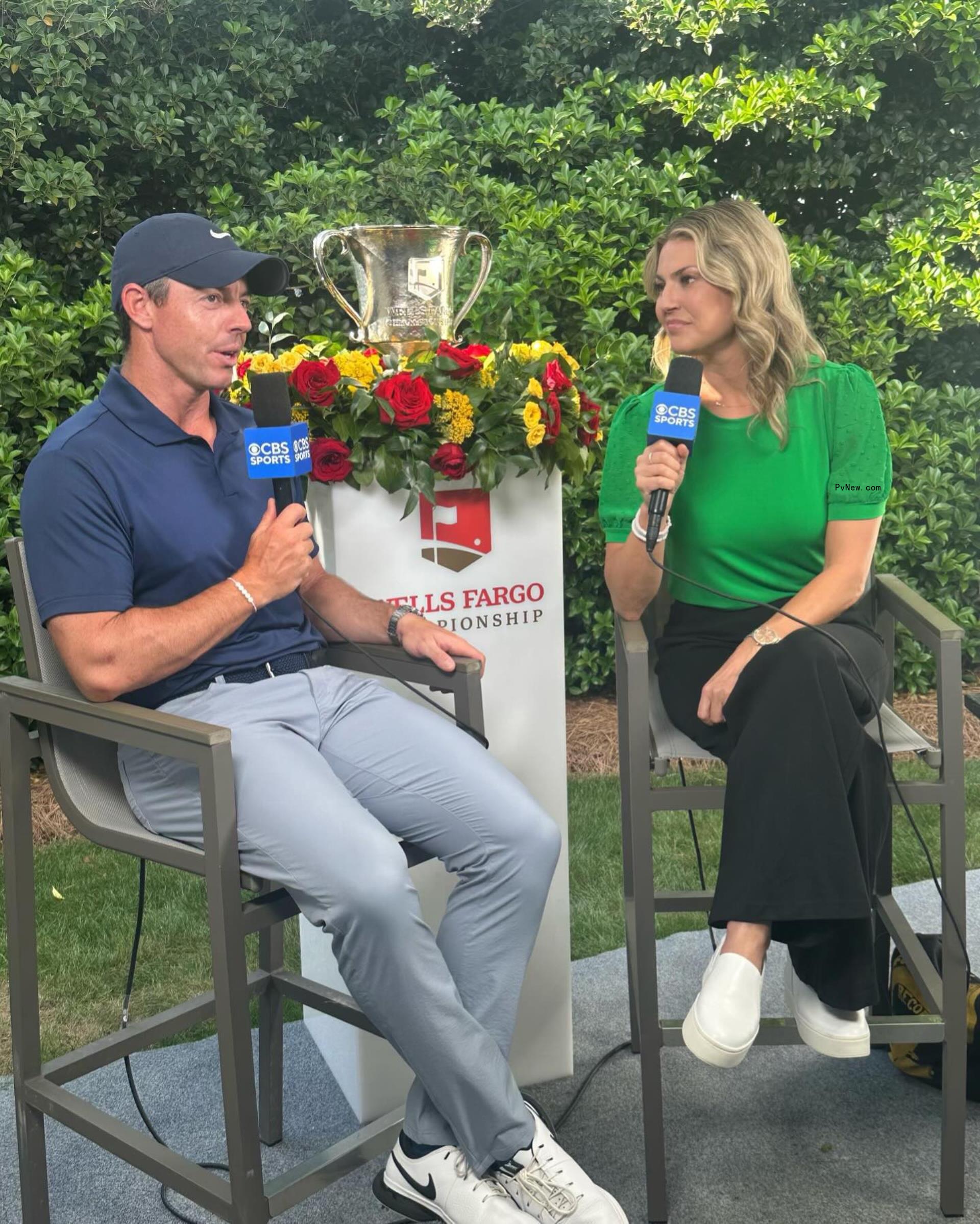 Rory McIlroy and Amanda Balionis