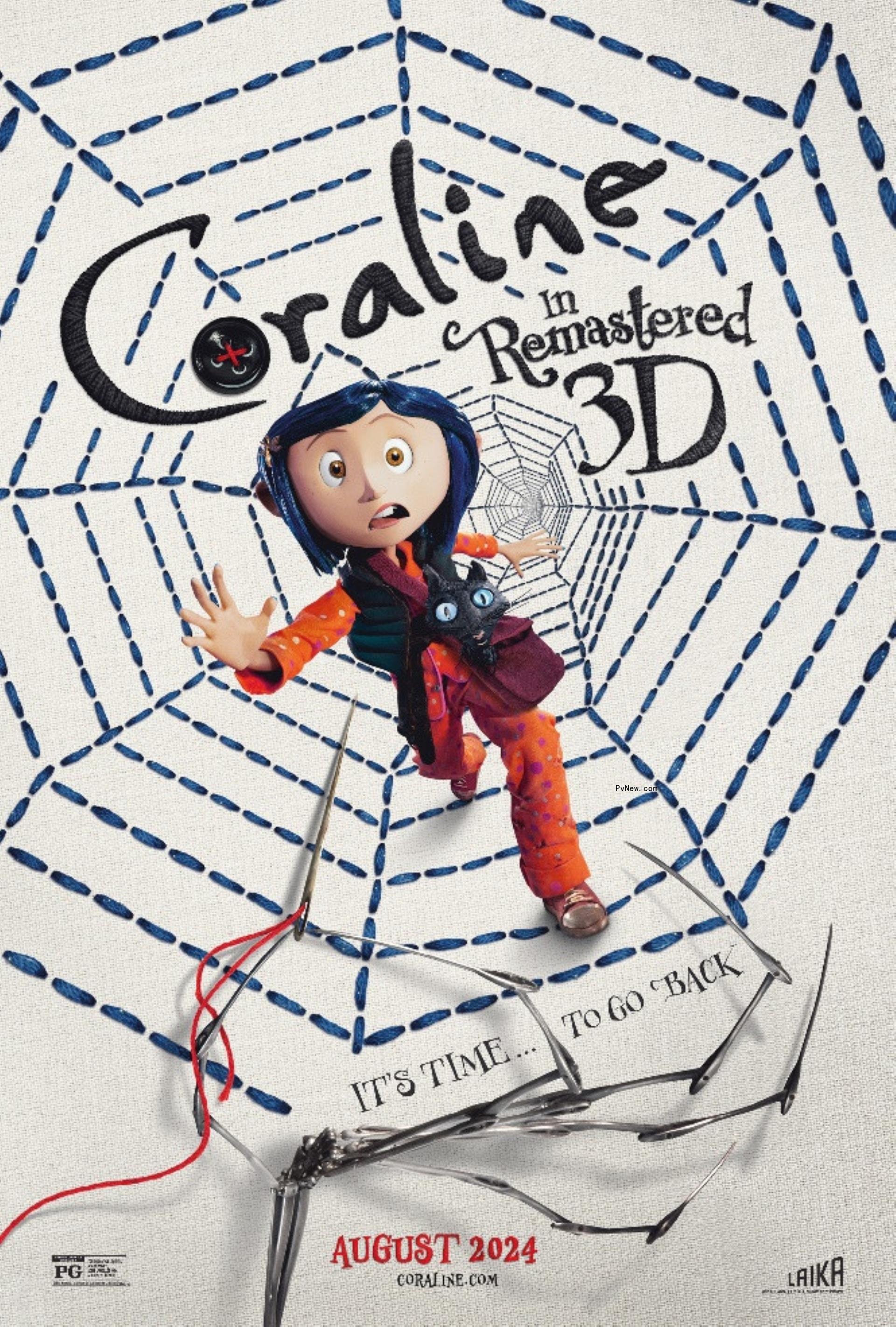 Laika’s ‘Coraline’ 3D Remaster Gets August Release Date From Fathom in the U.S., Trafalgar Releasing Internationally