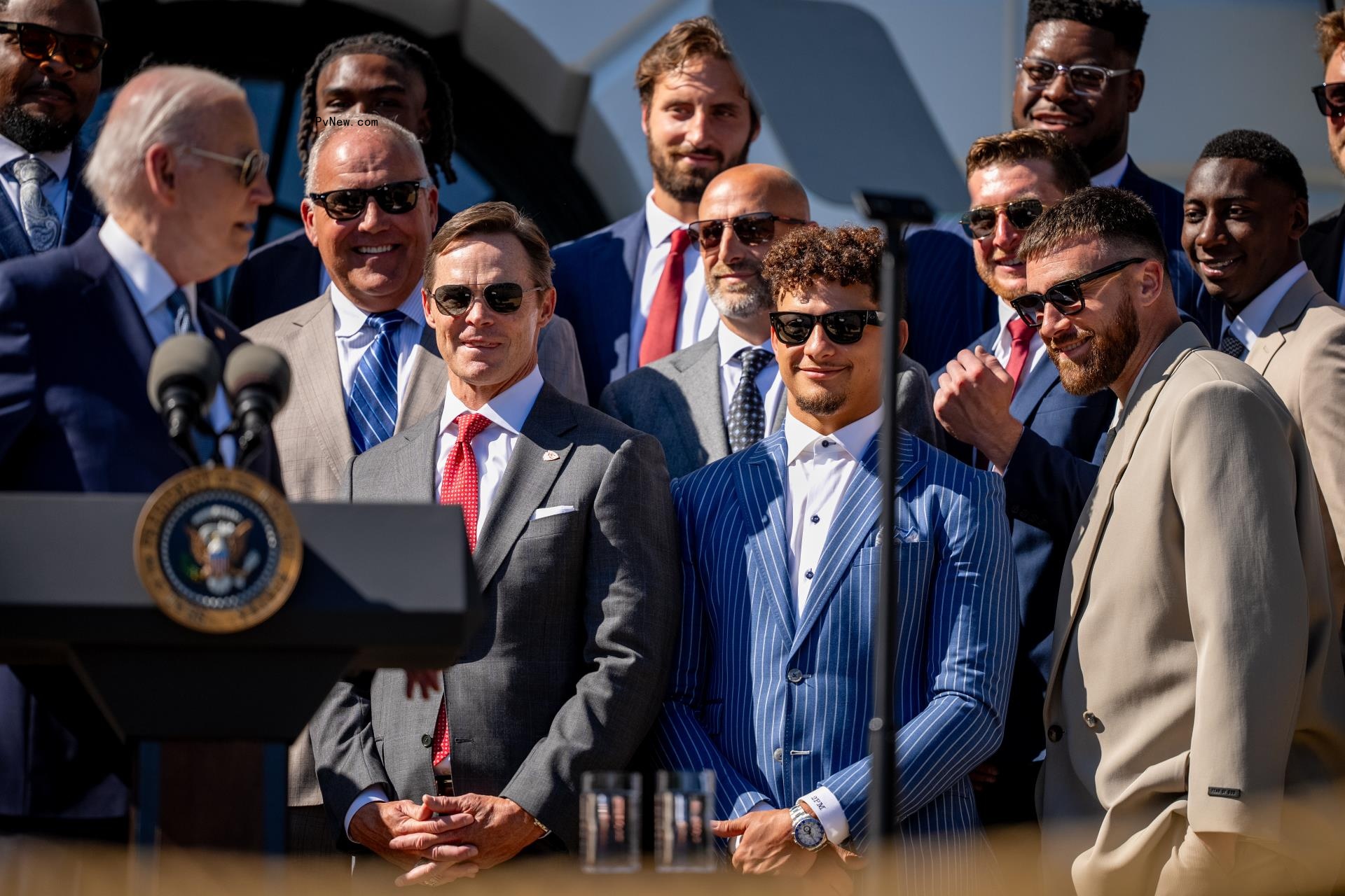 The Kansas City Chiefs at the White House