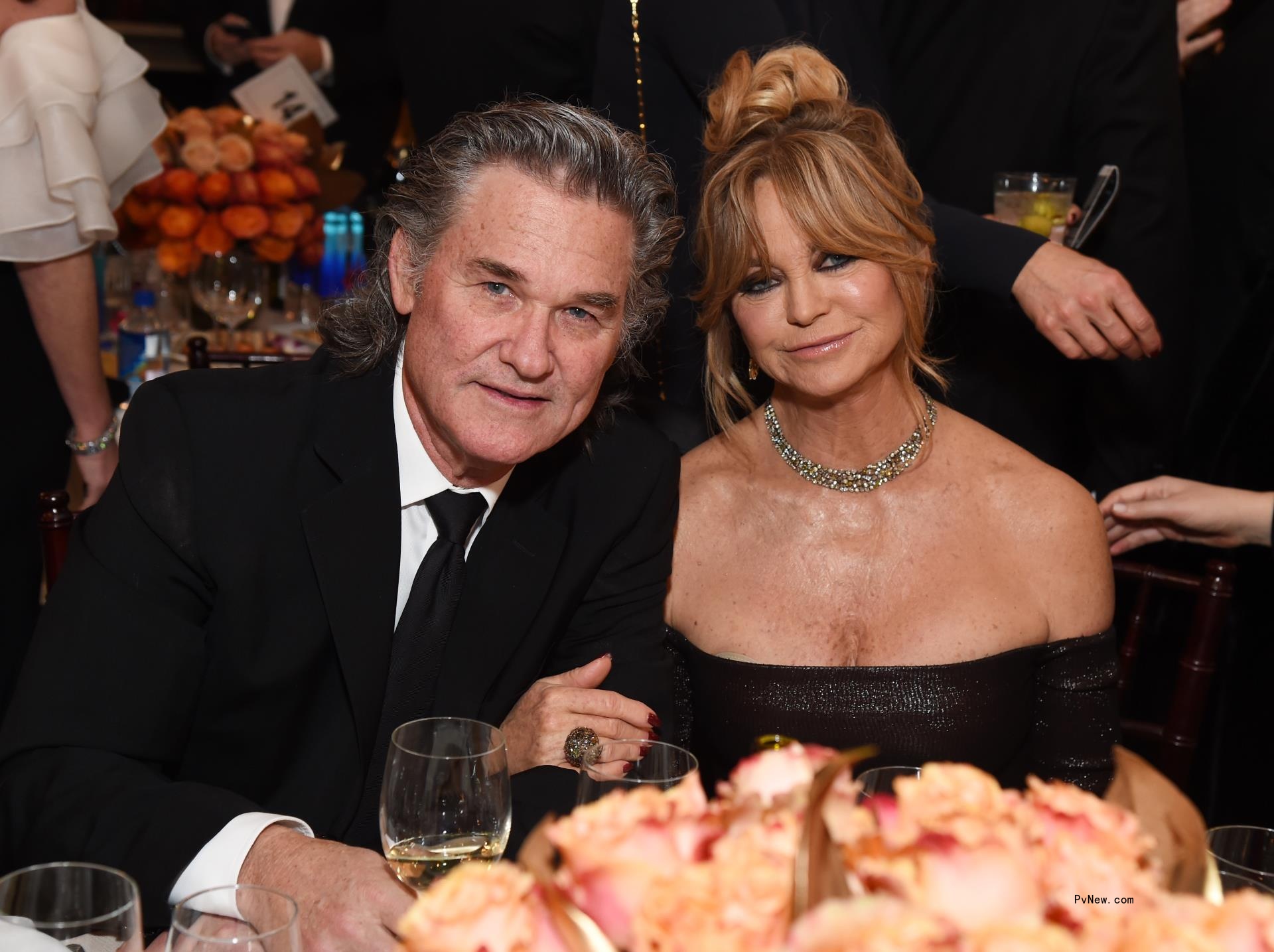 Goldie Hawn and Kurt Russell