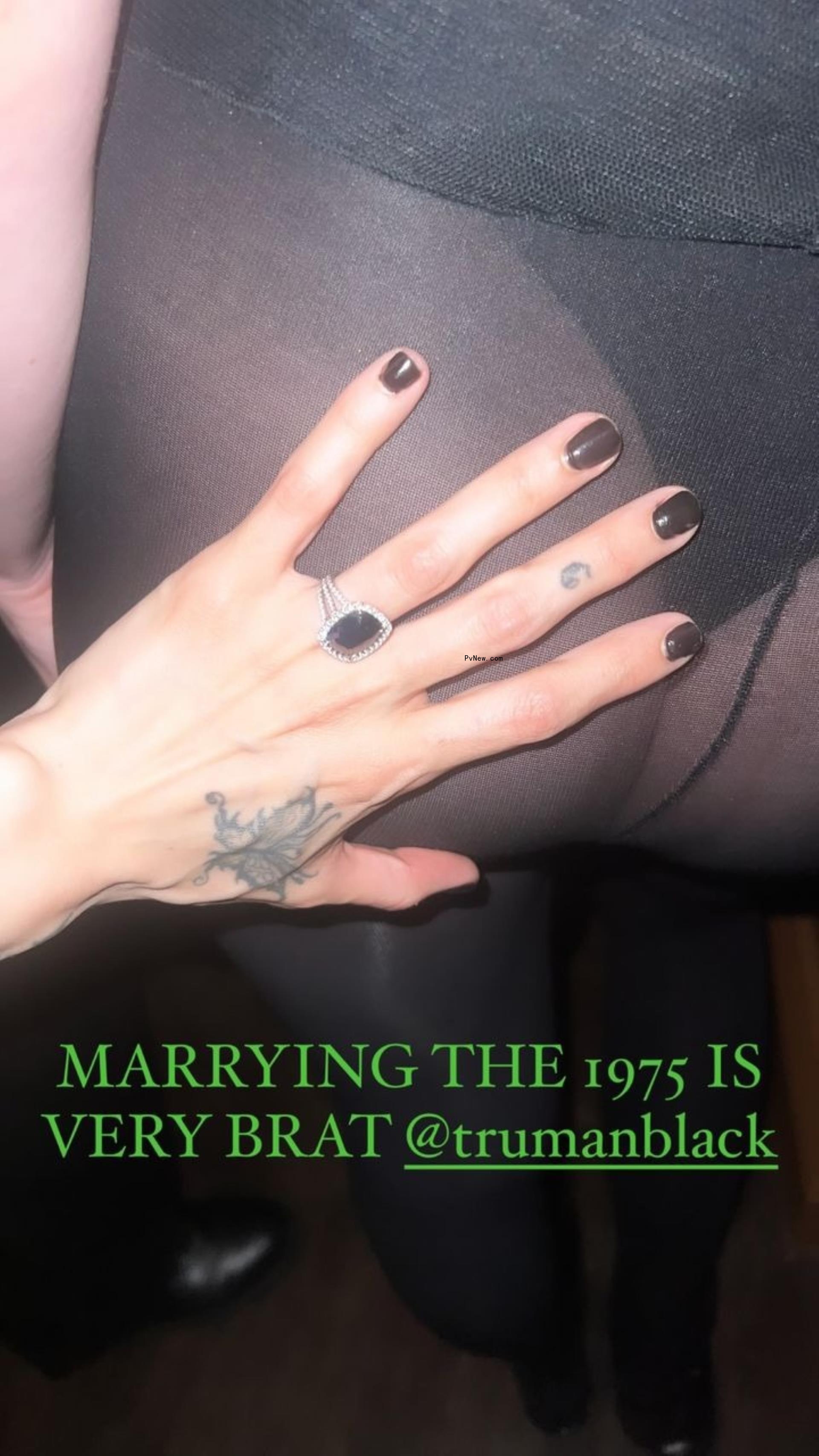 Gabbriette Bechtel engagement ring