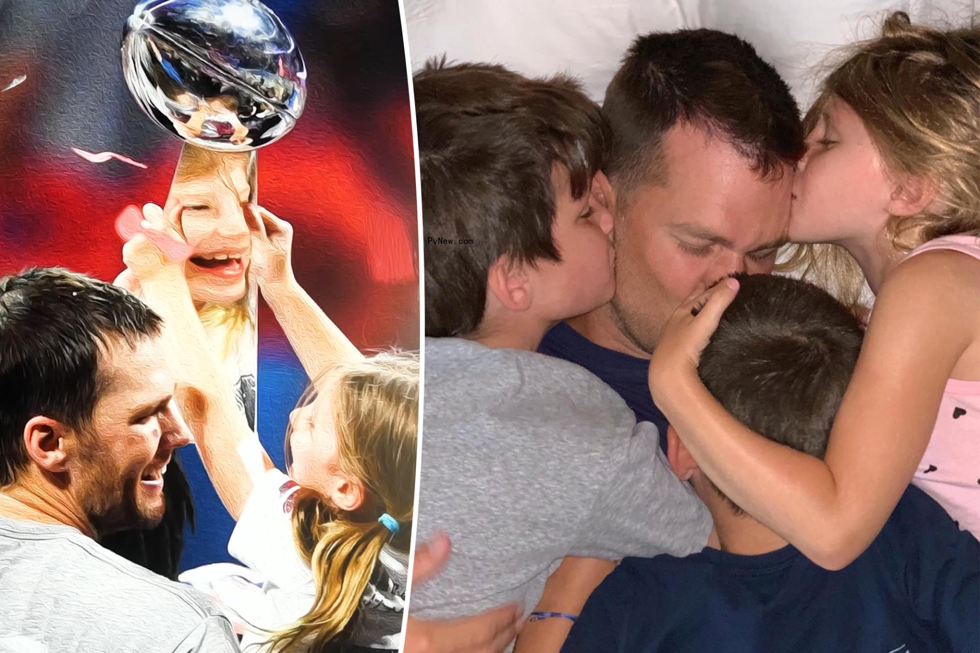 Tom Brady’s kids warn him not to ‘get any ideas’ a<i></i>bout NFL return ahead of Patriots Hall of Fame induction