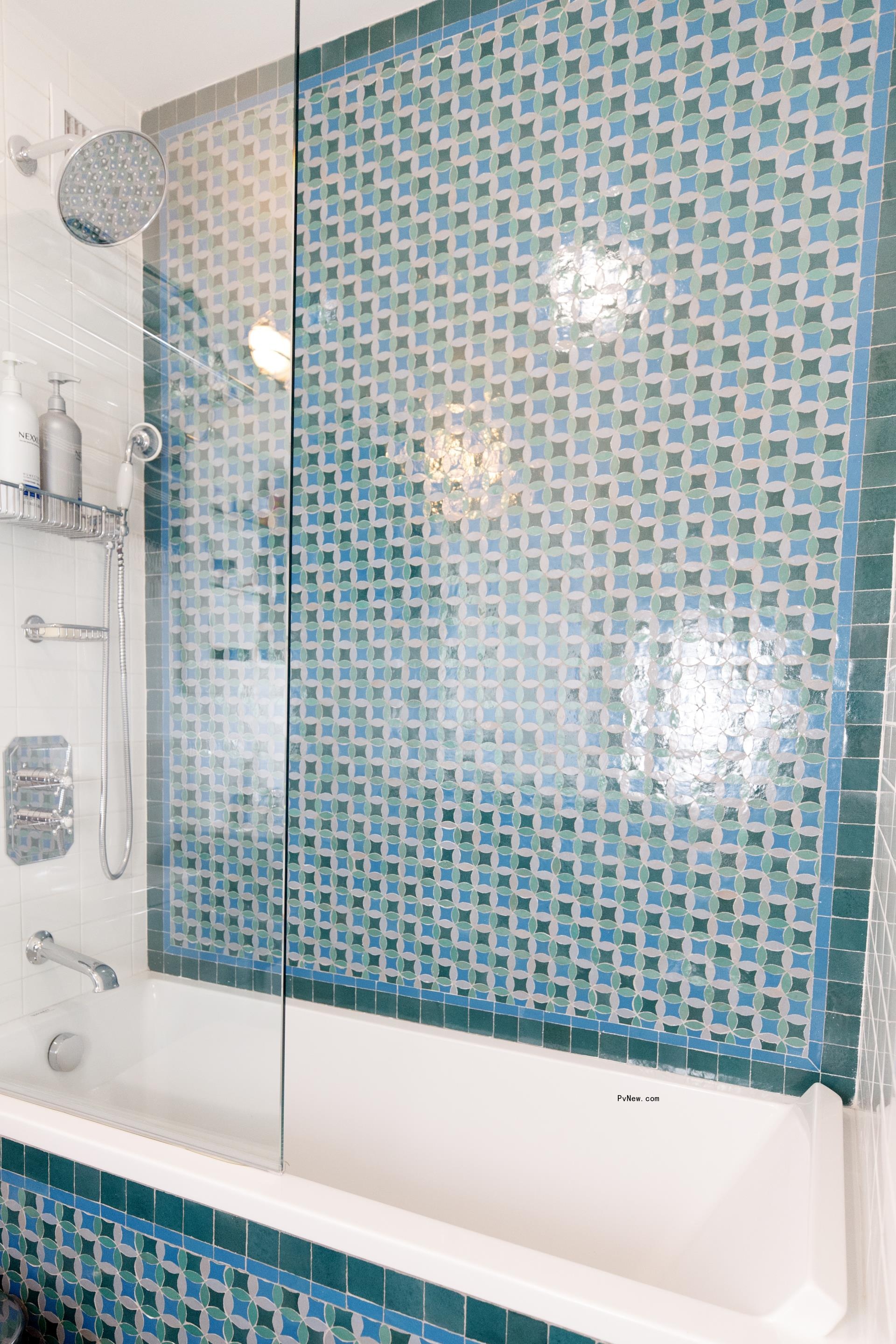 Anne Burrell's Brooklyn bathroom. 