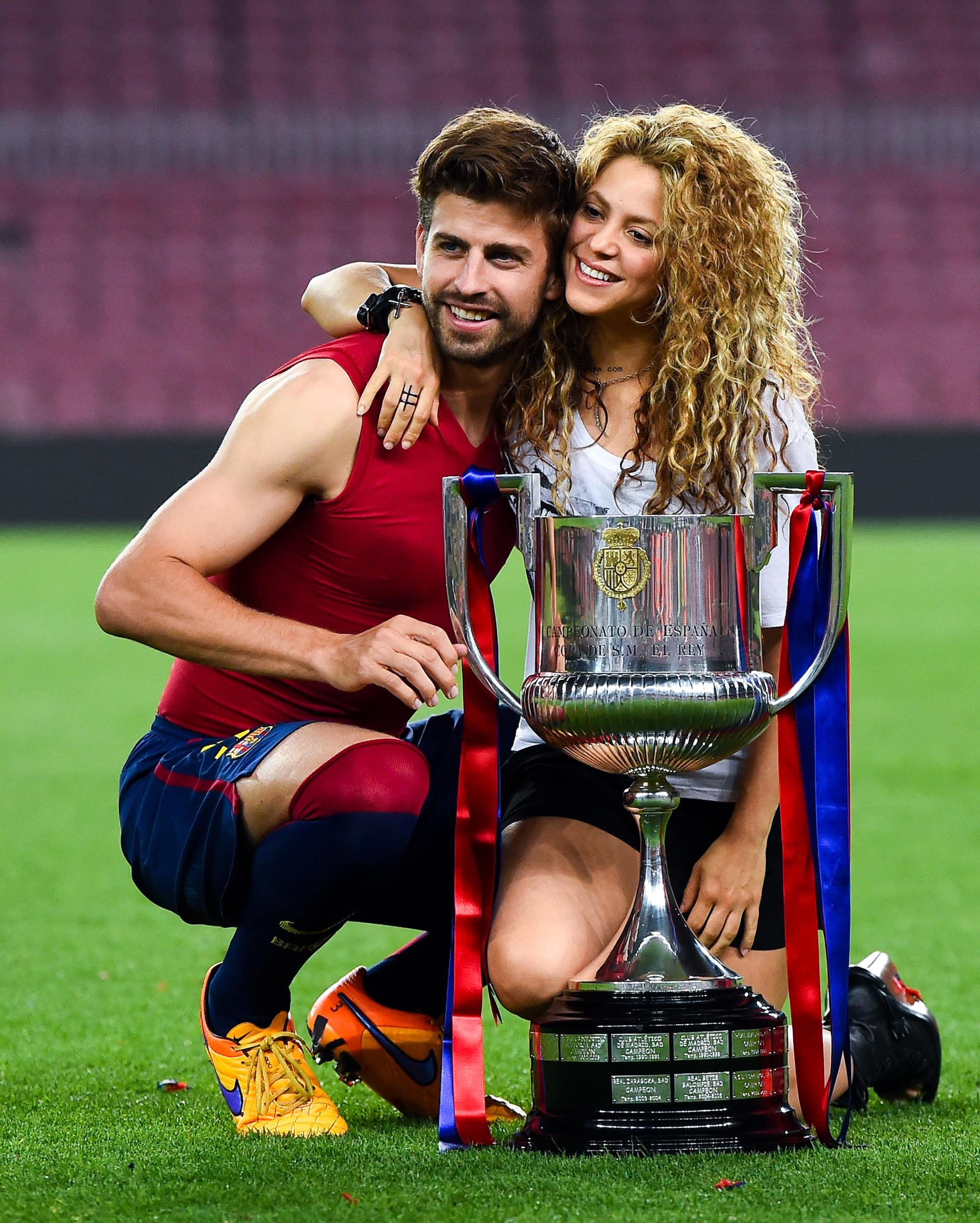 Shakira and Gerard Piqué in 2015. 