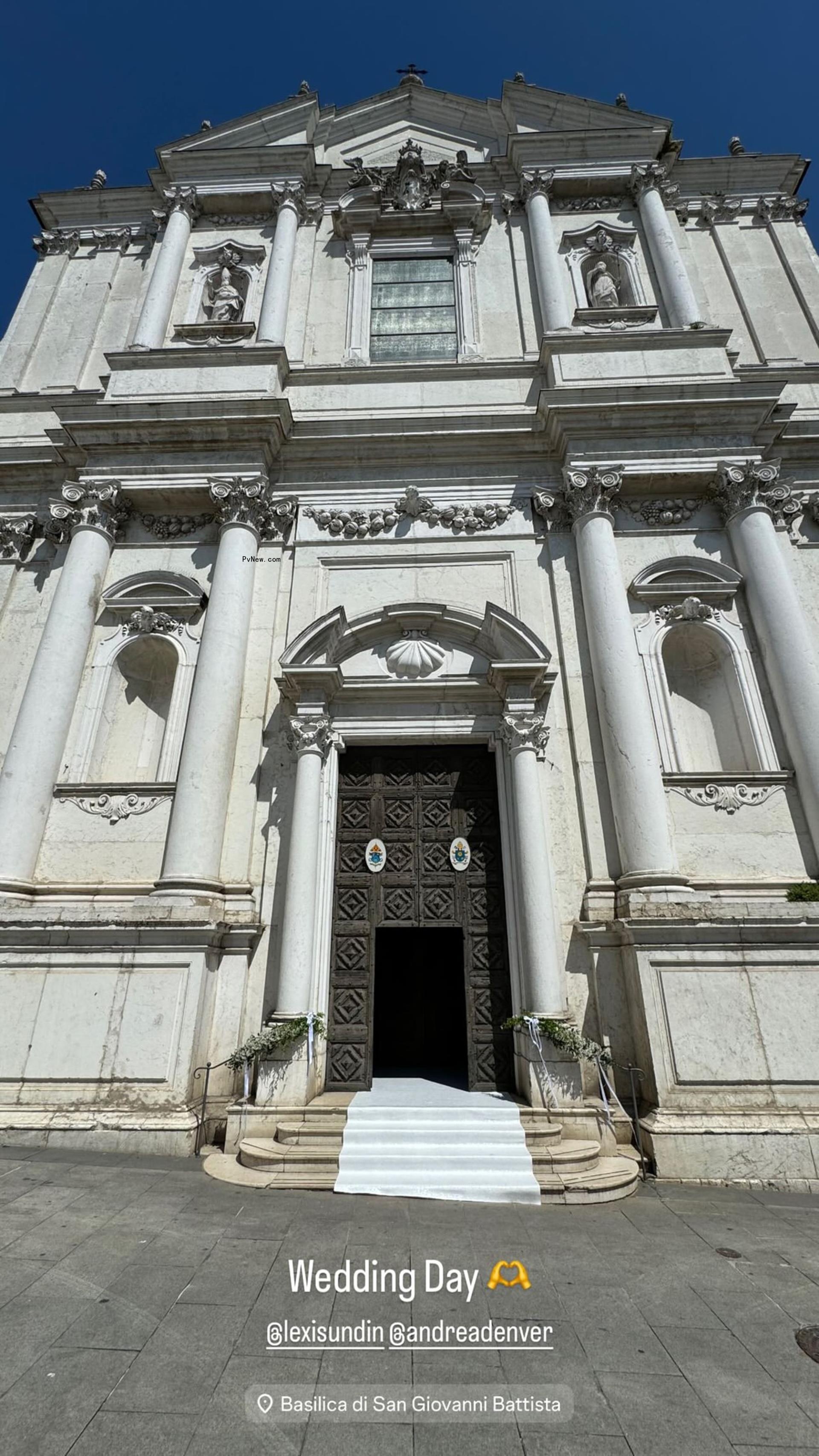 A photo of the church wher<i></i>e Andrea Denver got married