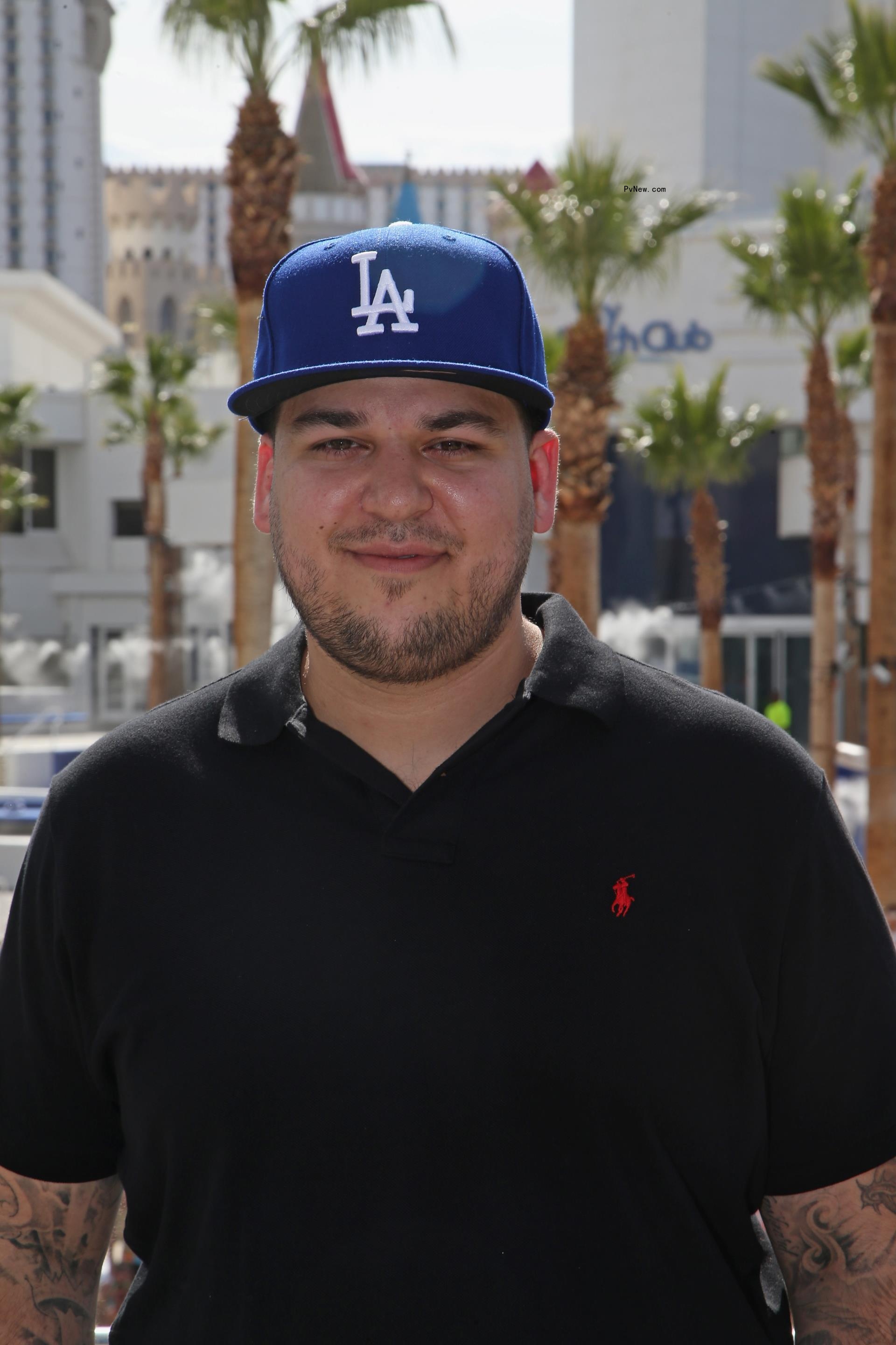Rob Kardashian in Vegas in 2016.