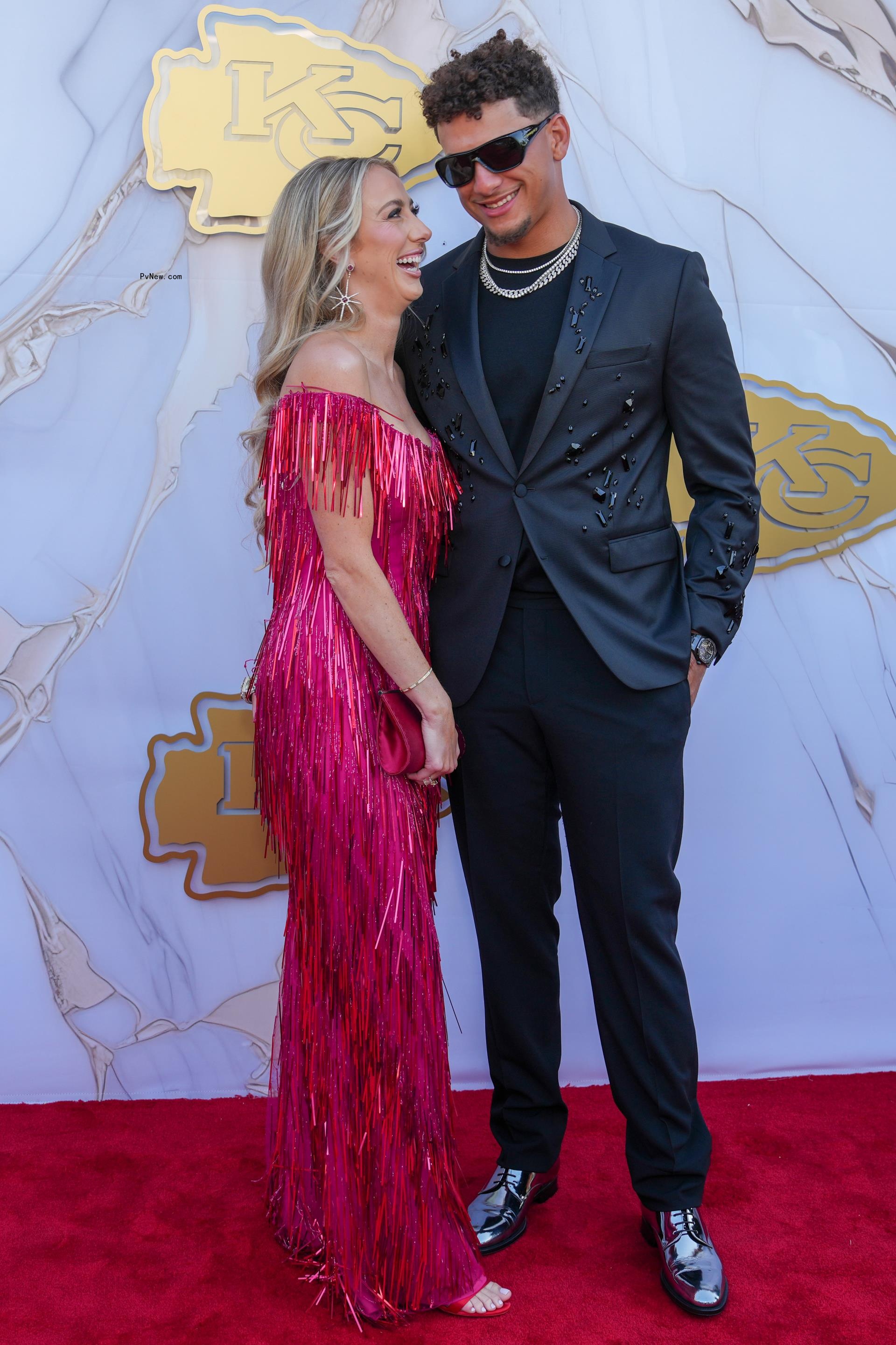 Brittany and Patrick Mahomes 