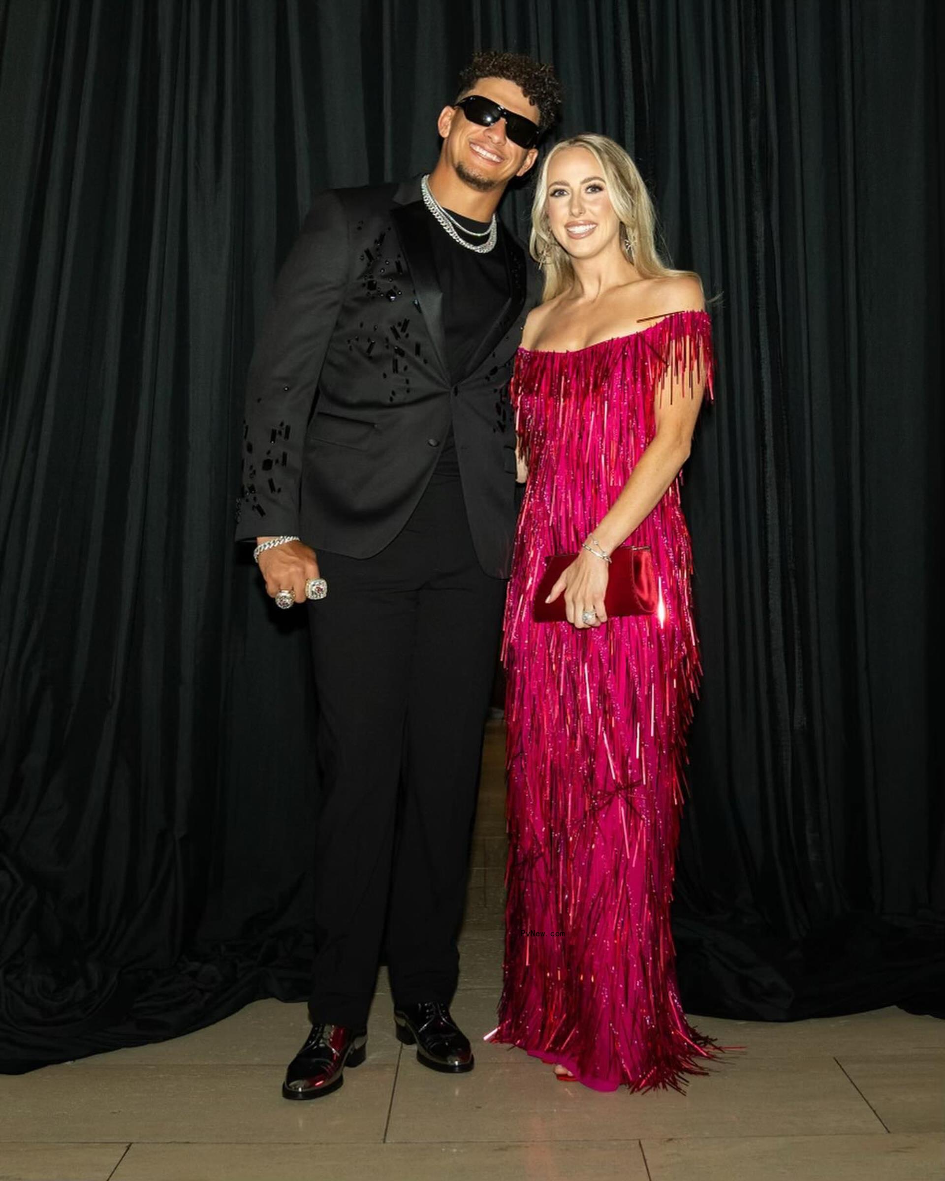 Brittany and Patrick Mahomes 