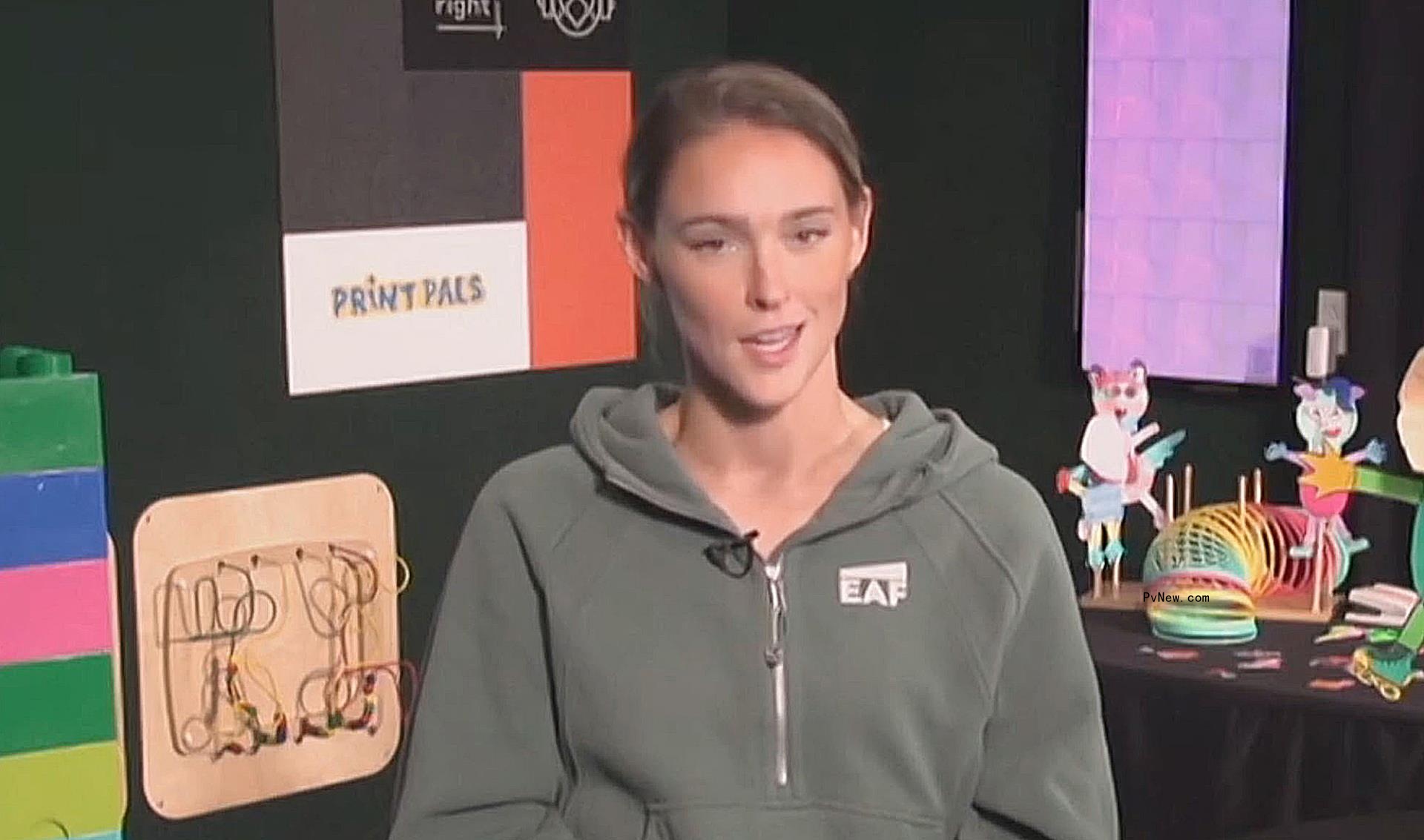 Kylie Kelce on Cheddar. 