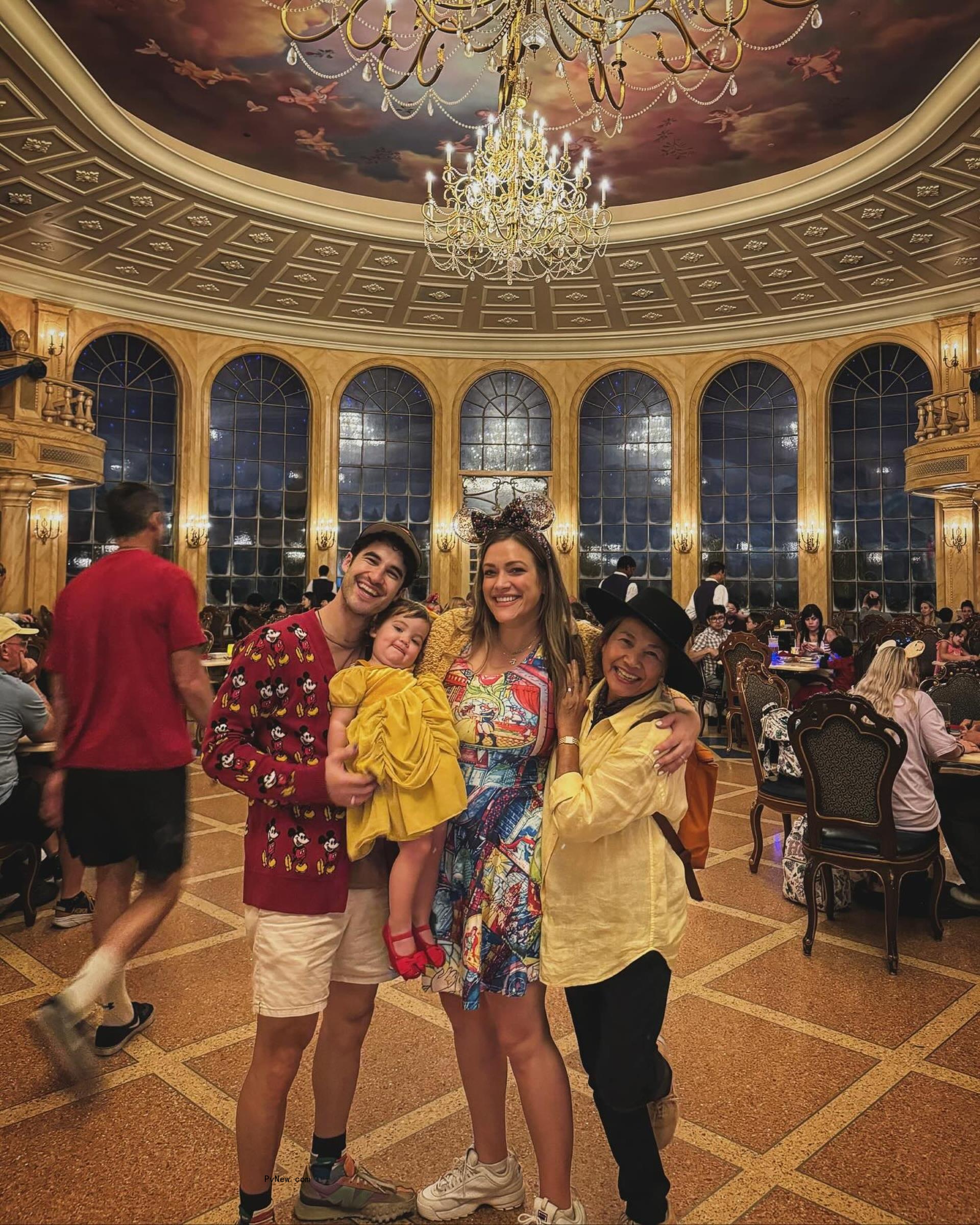Darren Criss, Mia Swier and daughter