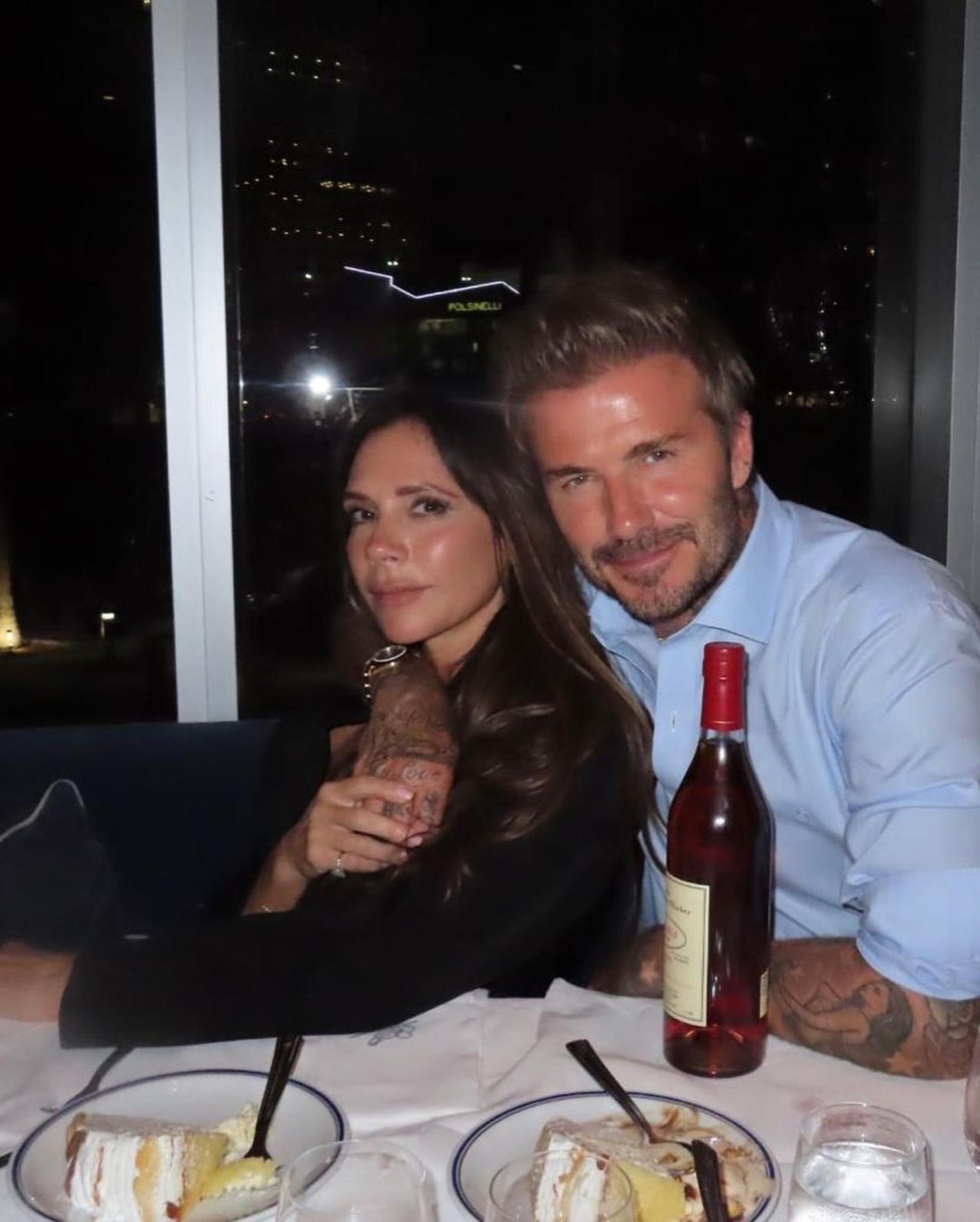 David Beckham and Victoria Beckham