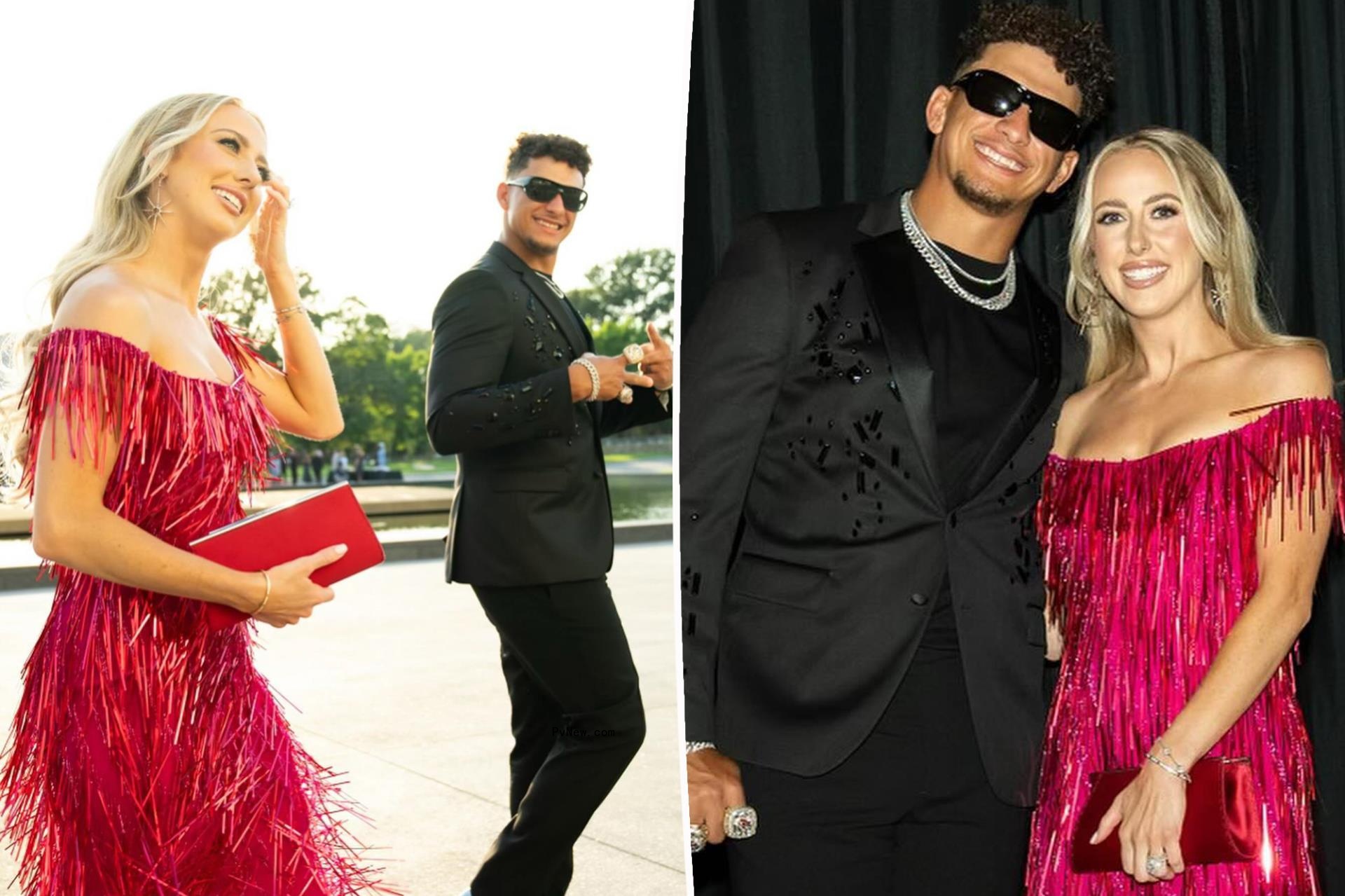 Brittany and Patrick Mahomes